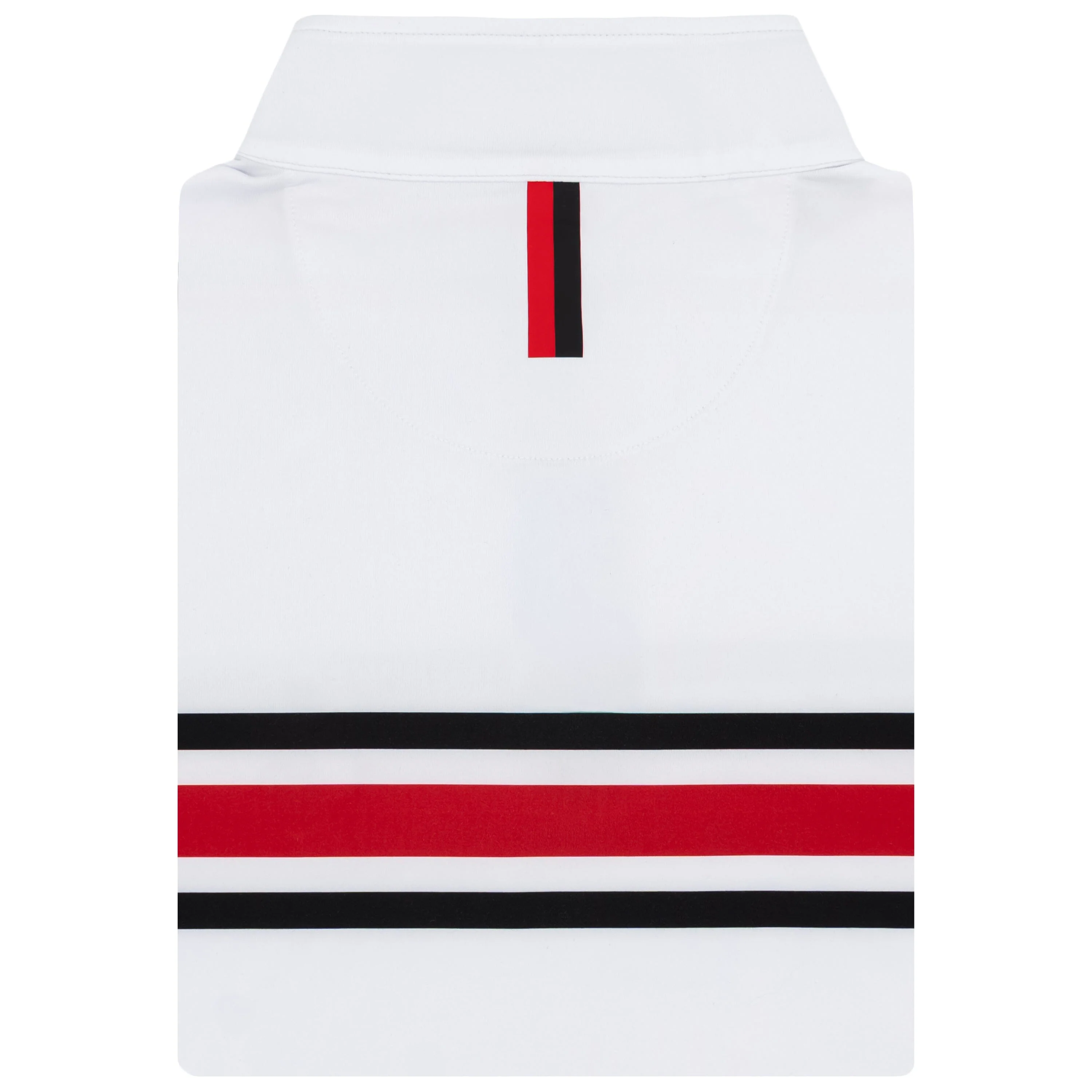 Louisville Helmet Stripe Collegiate Q-Zip | The Louisville Helmet Stripe - White/Roar Red - Image 2