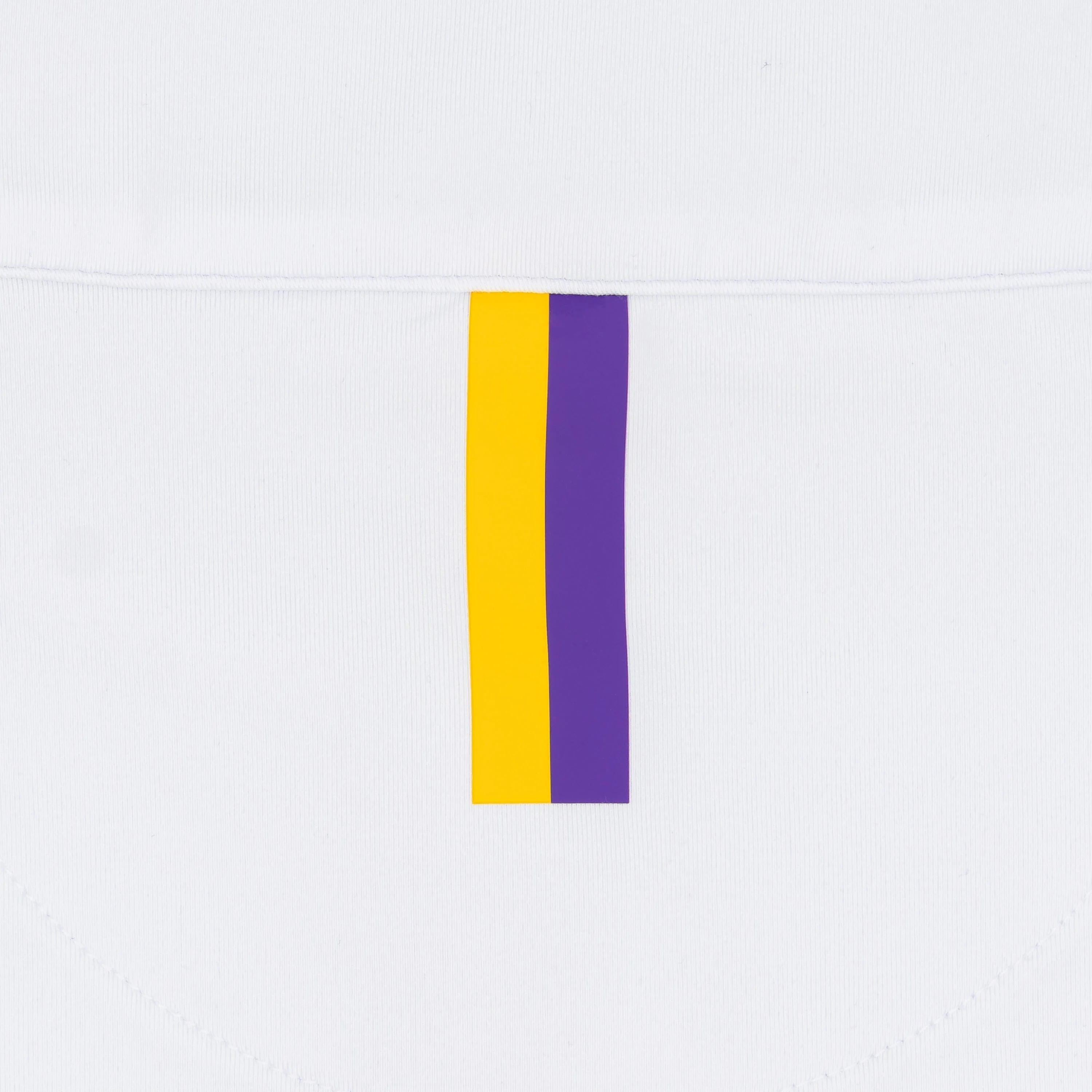 LSU Helmet Stripe Collegiate Q-Zip | The LSU Helmet Stripe - White/Reauxback Purple - Image 5