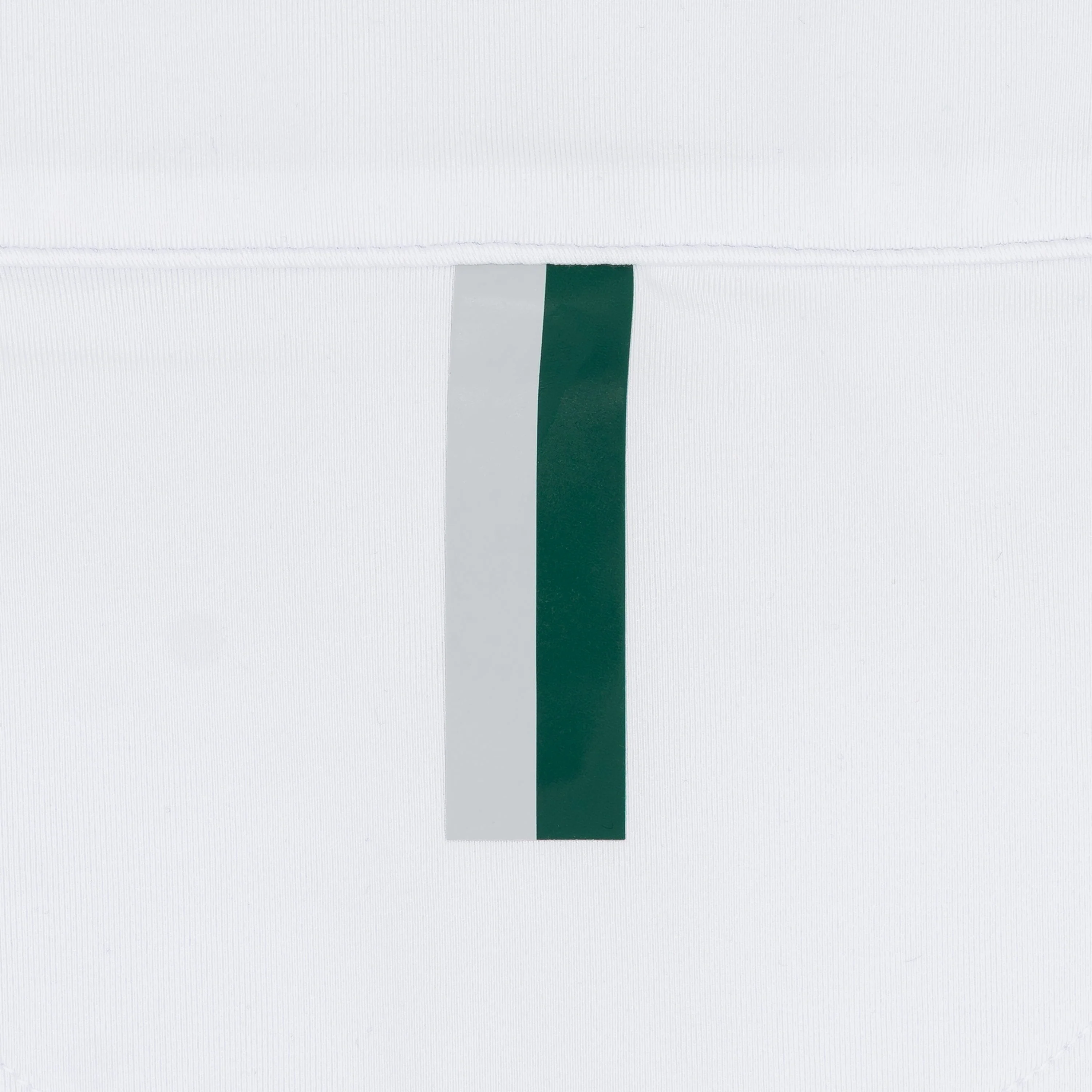 Michigan State Jersey Stripe Collegiate Q-Zip | The Michigan State Jersey Stripe - White/Forest Green - Image 5
