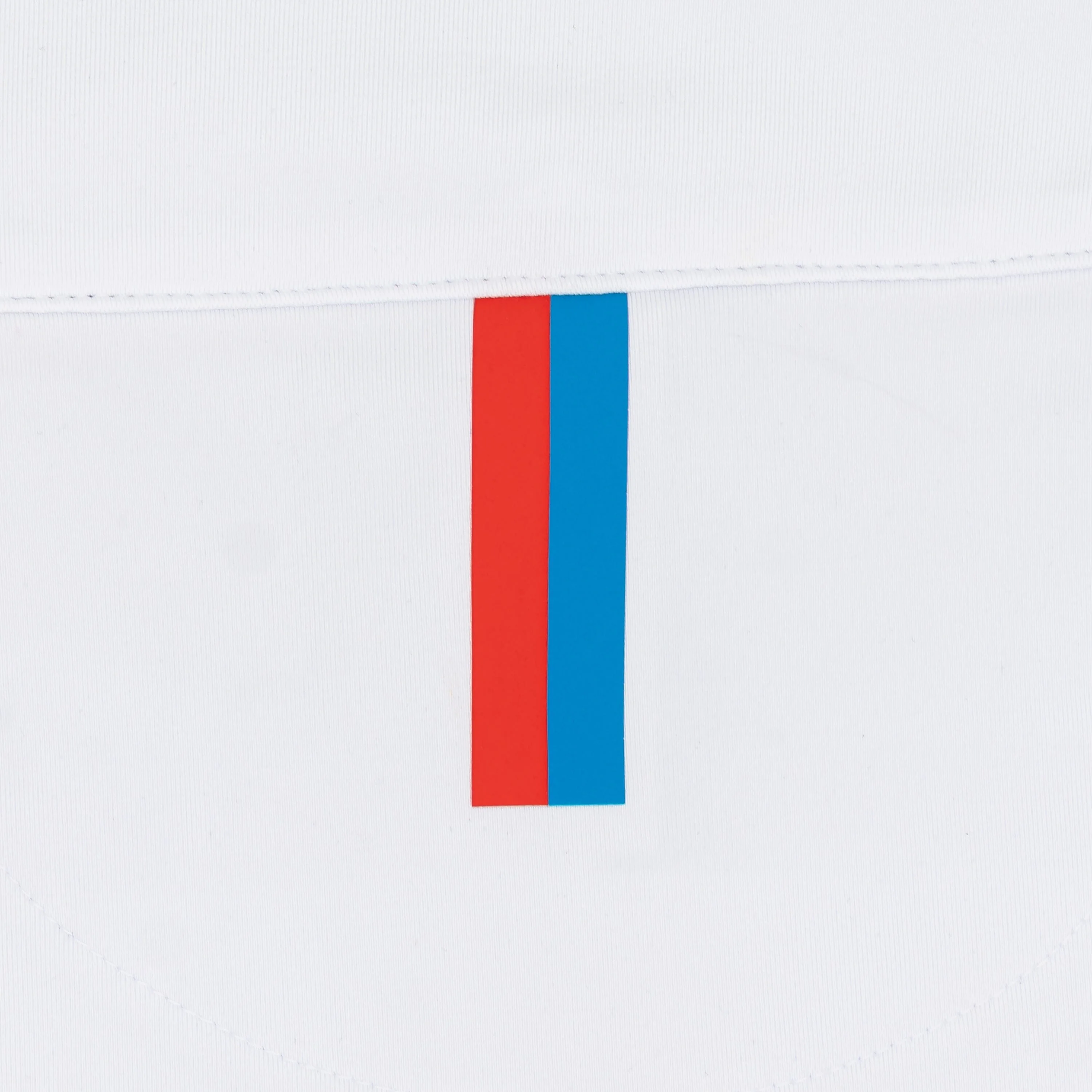 Ole Miss Helmet Stripe Collegiate Q-Zip | The Ole Miss Helmet Stripe - White/Classic Blue - Image 5