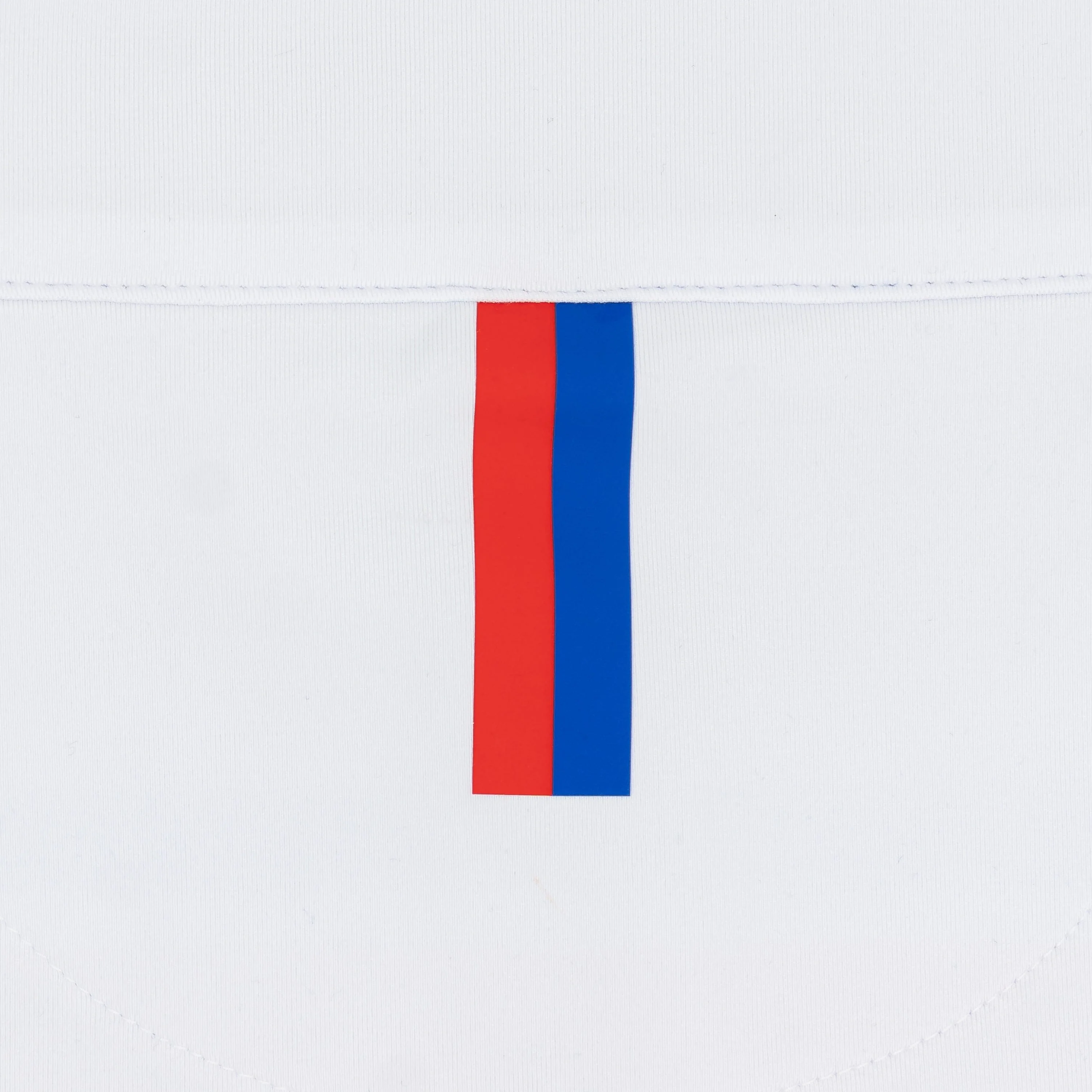 SMU Helmet Stripe Collegiate Q-Zip | The SMU Helmet Stripe - White/Ocean Blue - Image 5