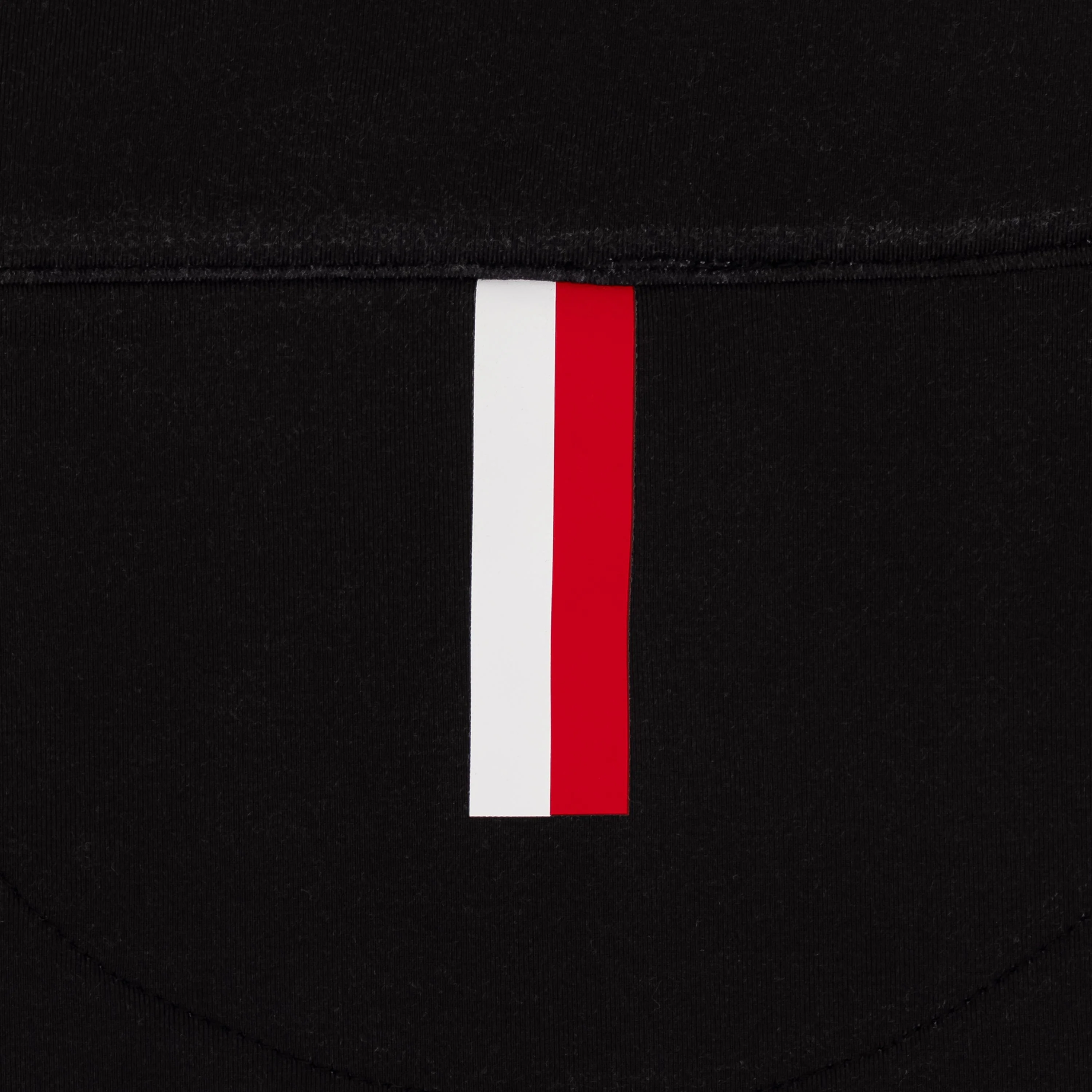 Utah Helmet Stripe Collegiate Q-Zip | The Utah Helmet Stripe - Black/Roar Red - Image 5