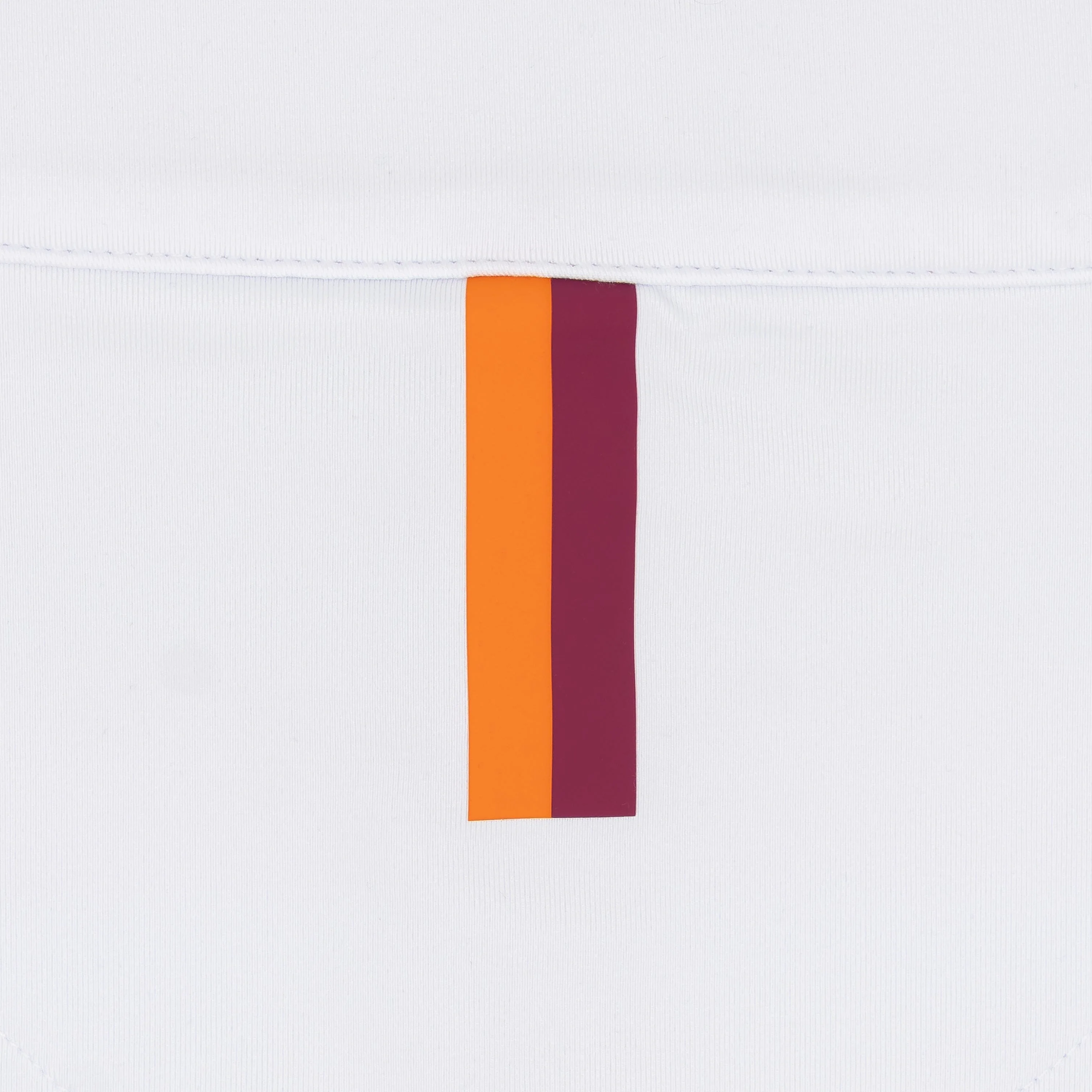 Virginia Tech Helmet Stripe Collegiate Q-Zip | The Virginia Tech Helmet Stripe - White/Dark Maroon - Image 5