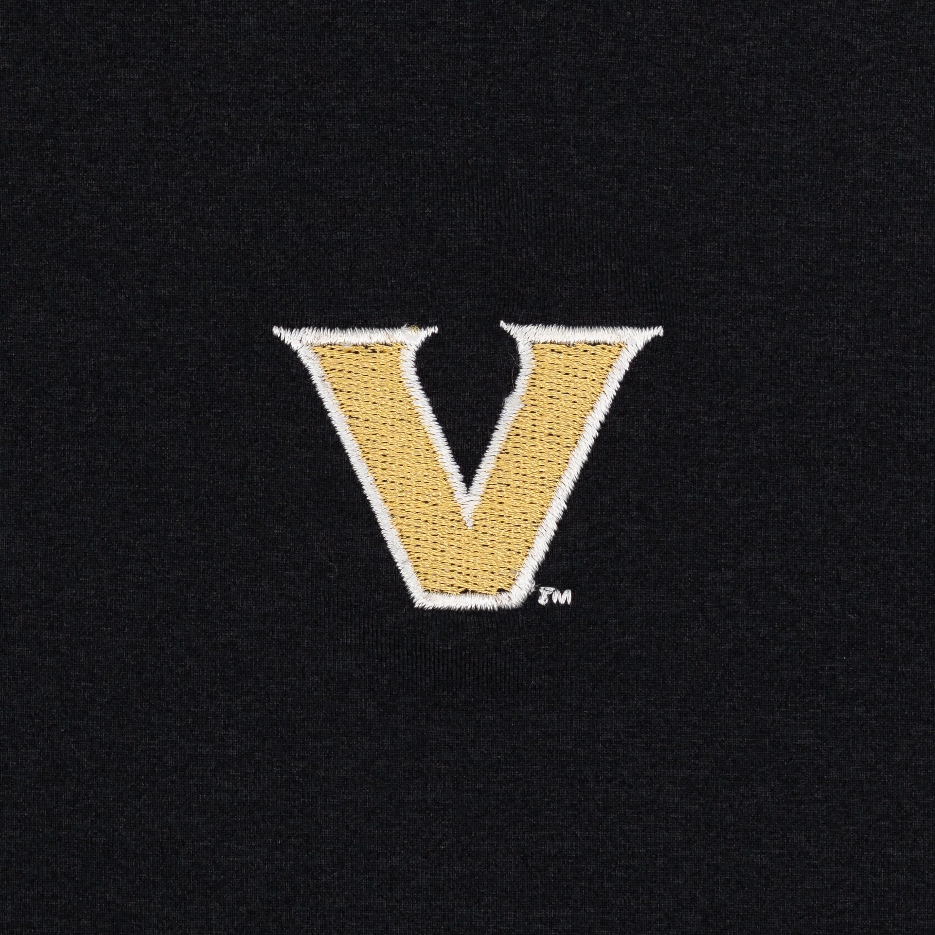 Solid Collegiate Q-Zip - Vanderbilt | Solid - Black - Vanderbilt - 2 - Image 3