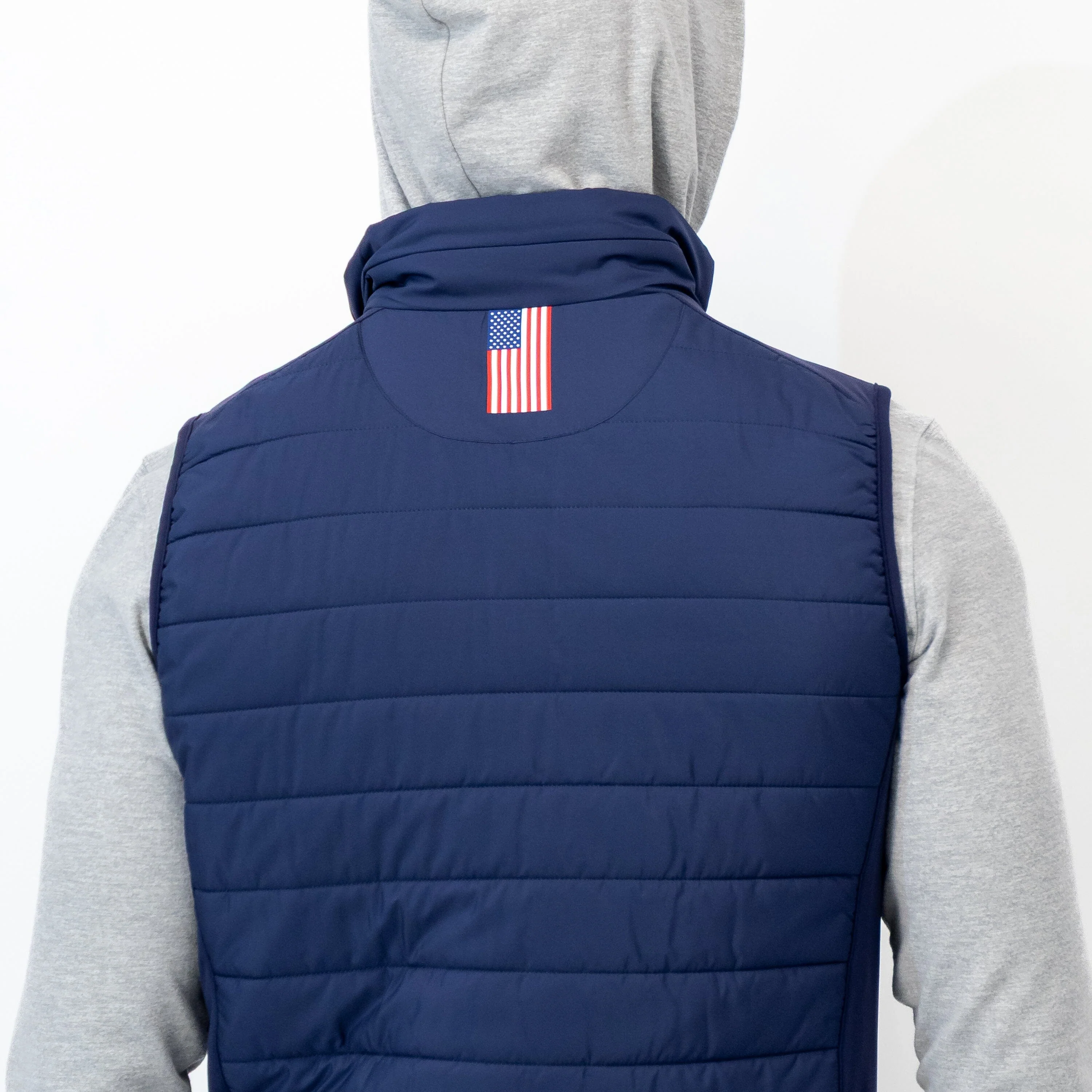 Fulton Performance Vest | Solid - Fleet Navy/White - USA - Image 3