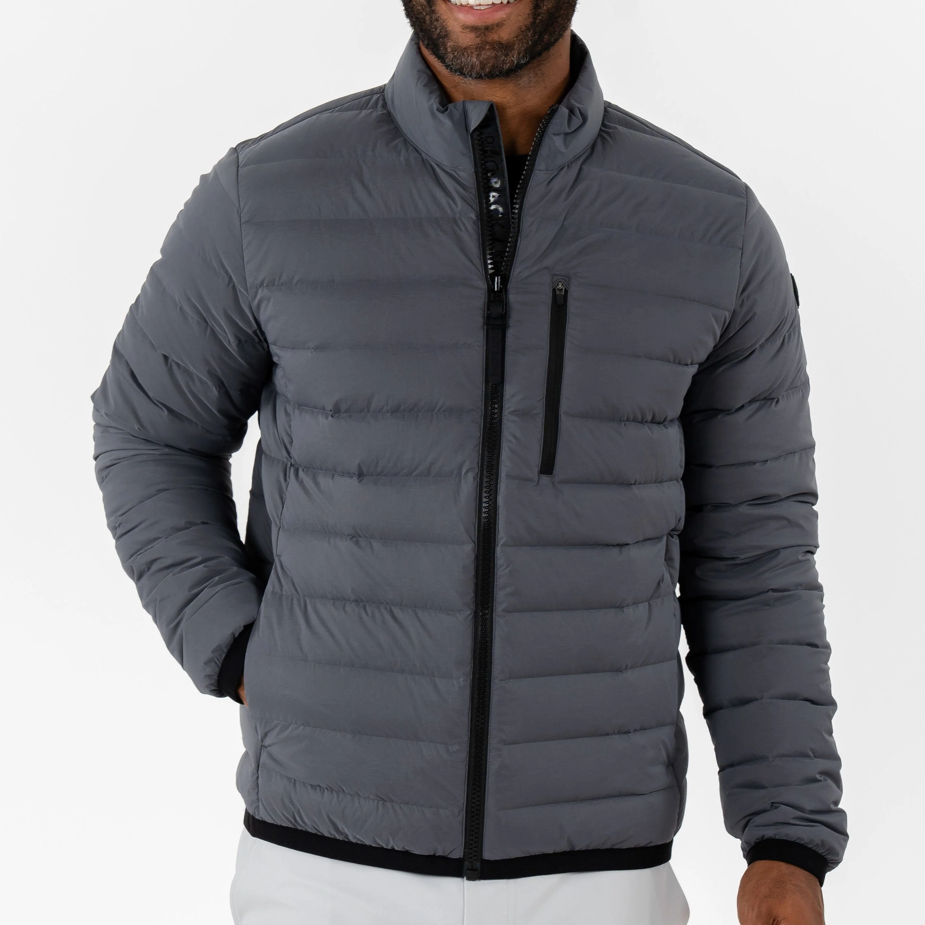 Glide Down Jacket | Solid - Charcoal Grey