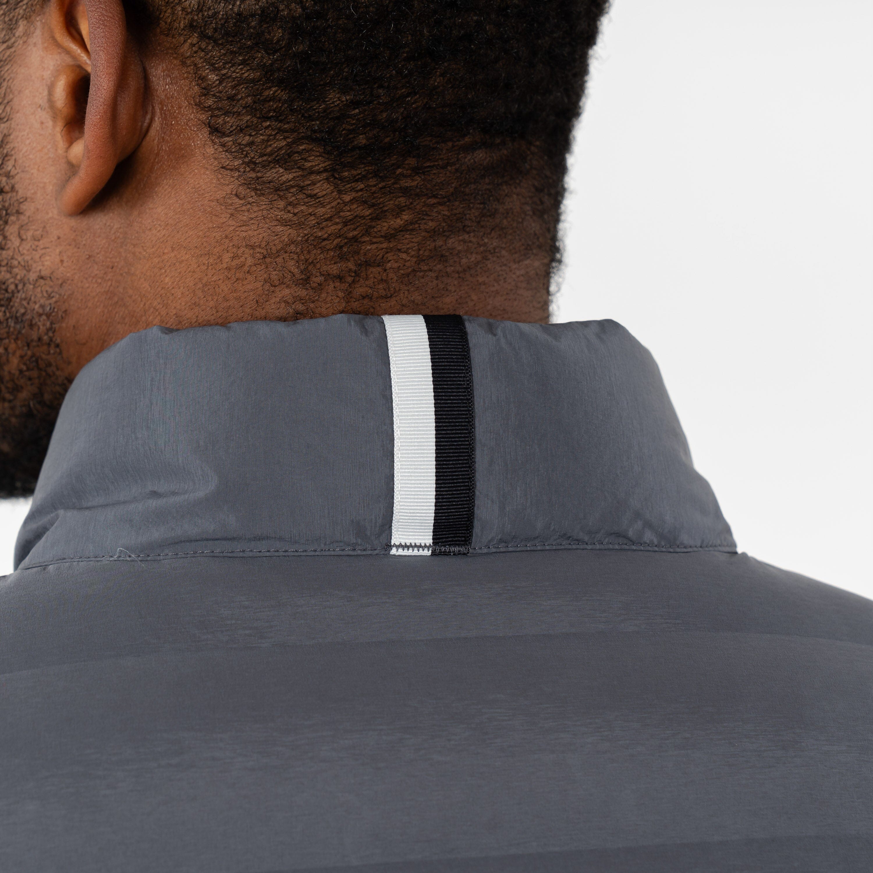 Glide Down Jacket | Solid - Charcoal Grey - Image 2