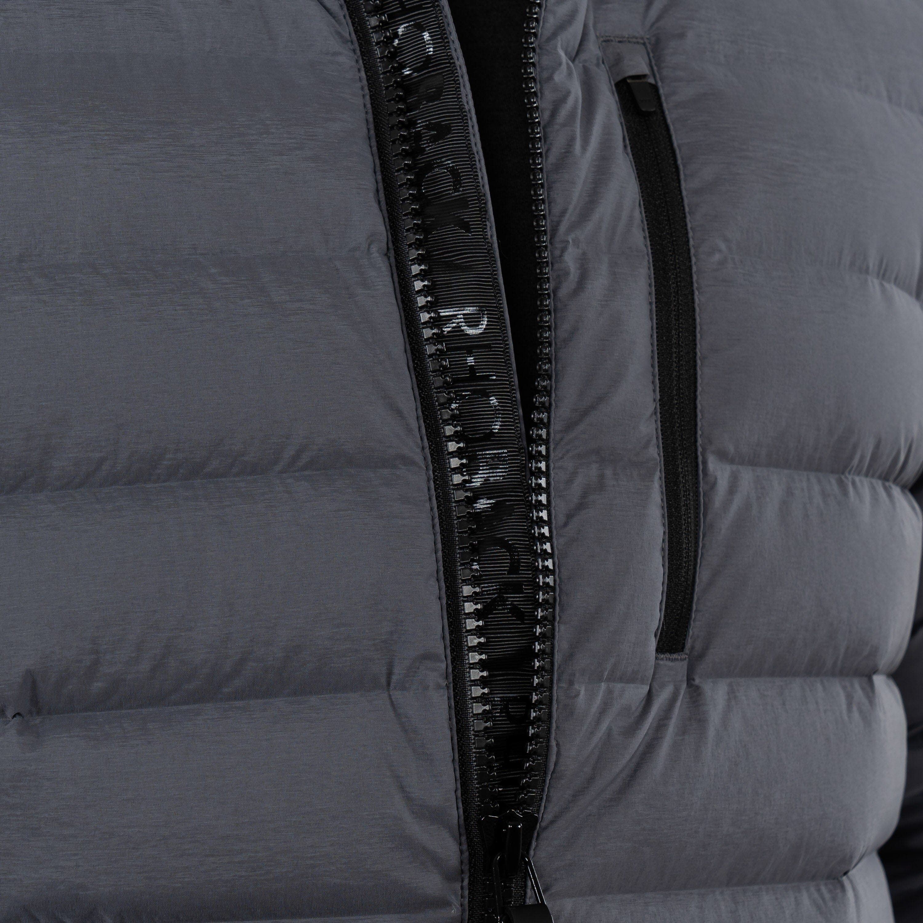 Glide Down Jacket | Solid - Charcoal Grey - Image 7