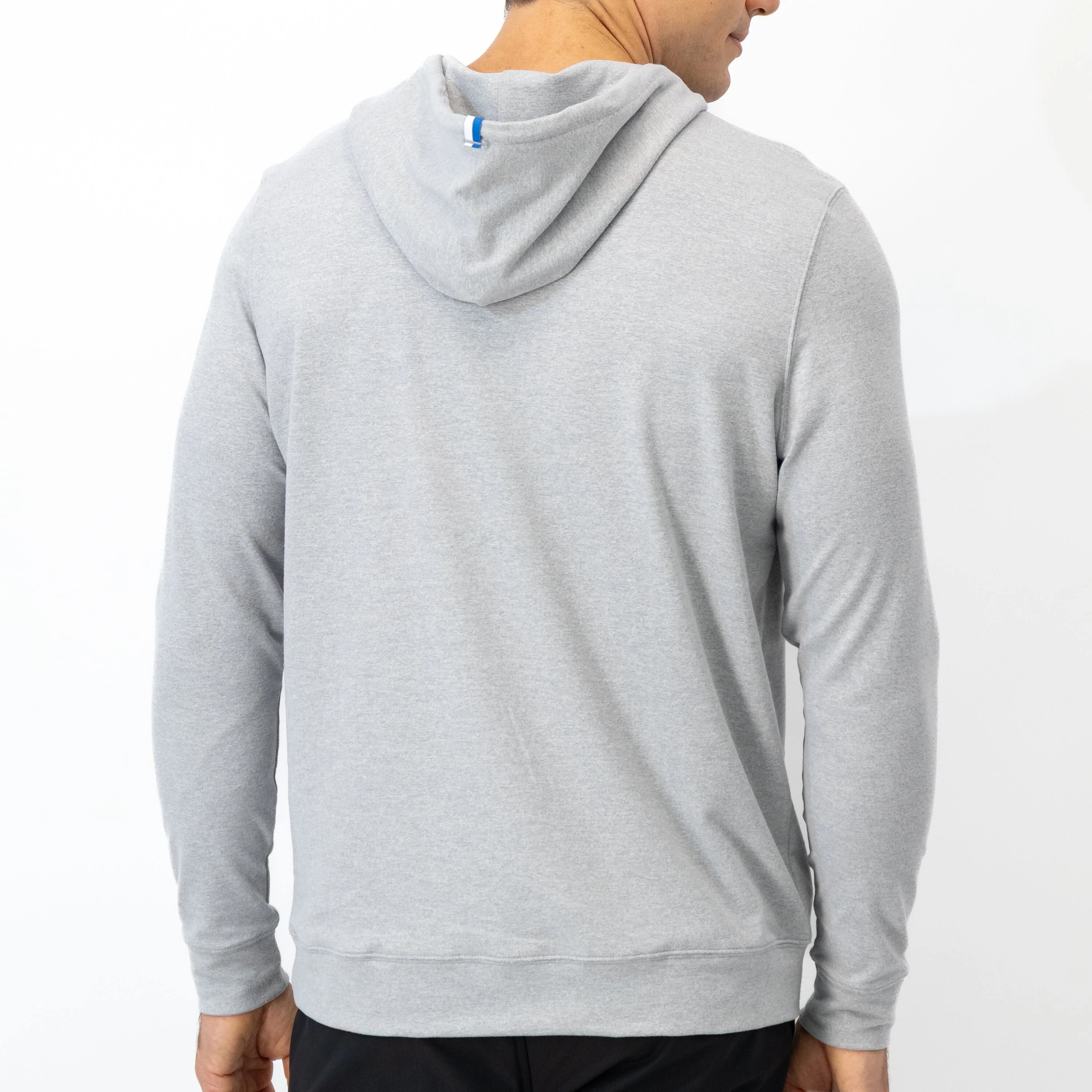 Hesi Collegiate Hoodie - Air Force | Heather - Stainless Steel/White - Air Force - 1 - Image 3
