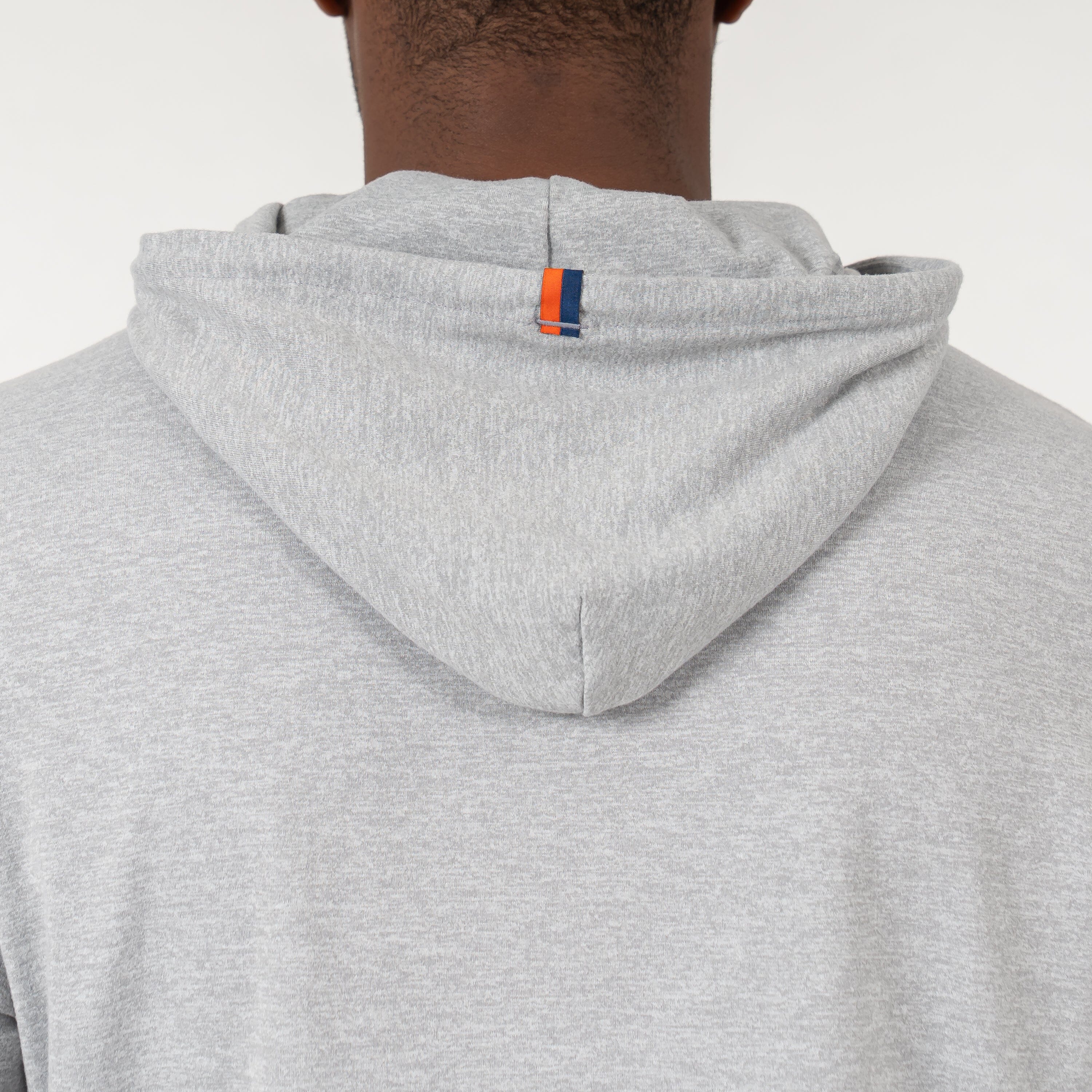 Hesi Collegiate Hoodie - Auburn | Heather - Stainless Steel/White - Auburn - 1 - Image 4