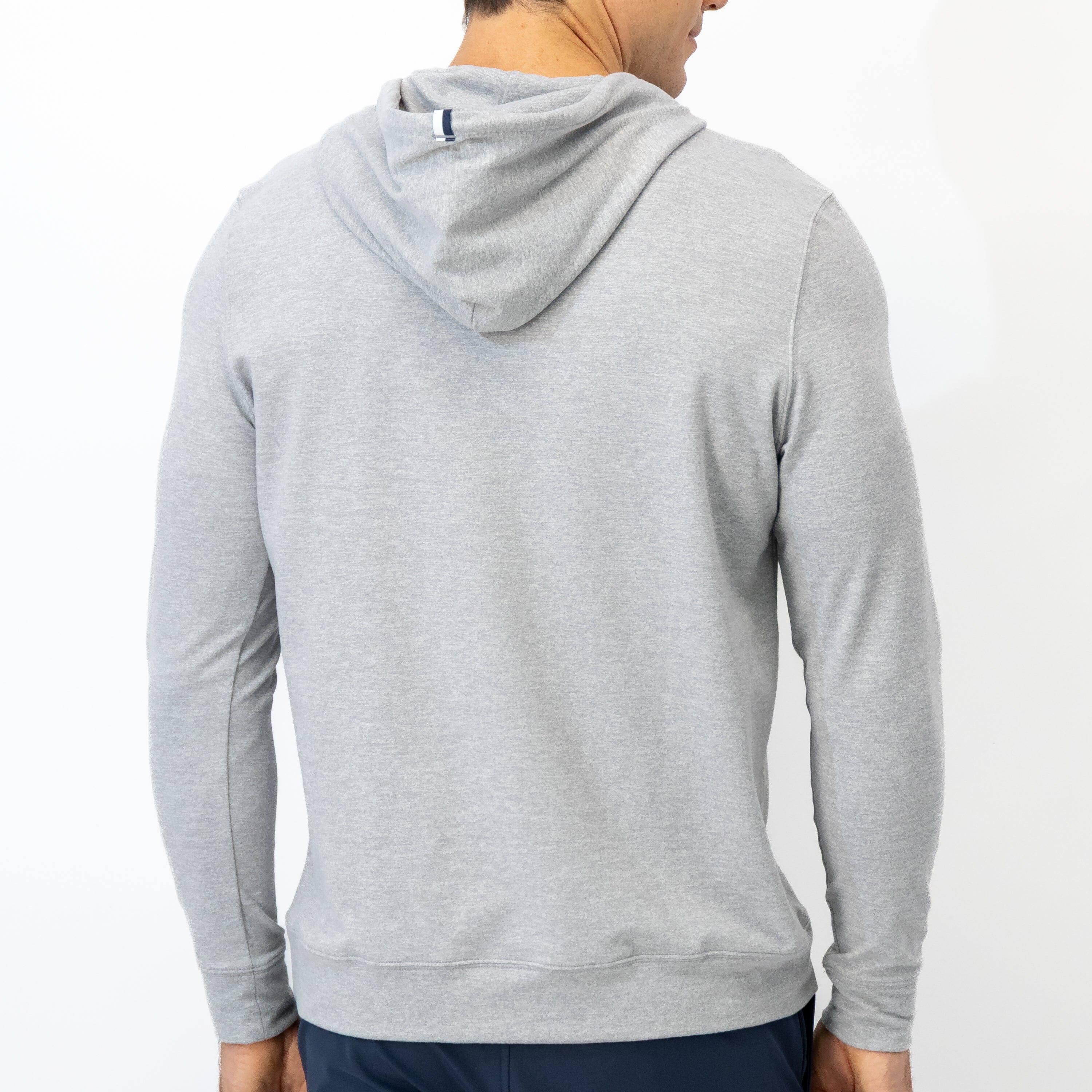 Hesi Collegiate Hoodie - Georgetown | Heather - Stainless Steel/White - Georgetown - 1 - Image 3