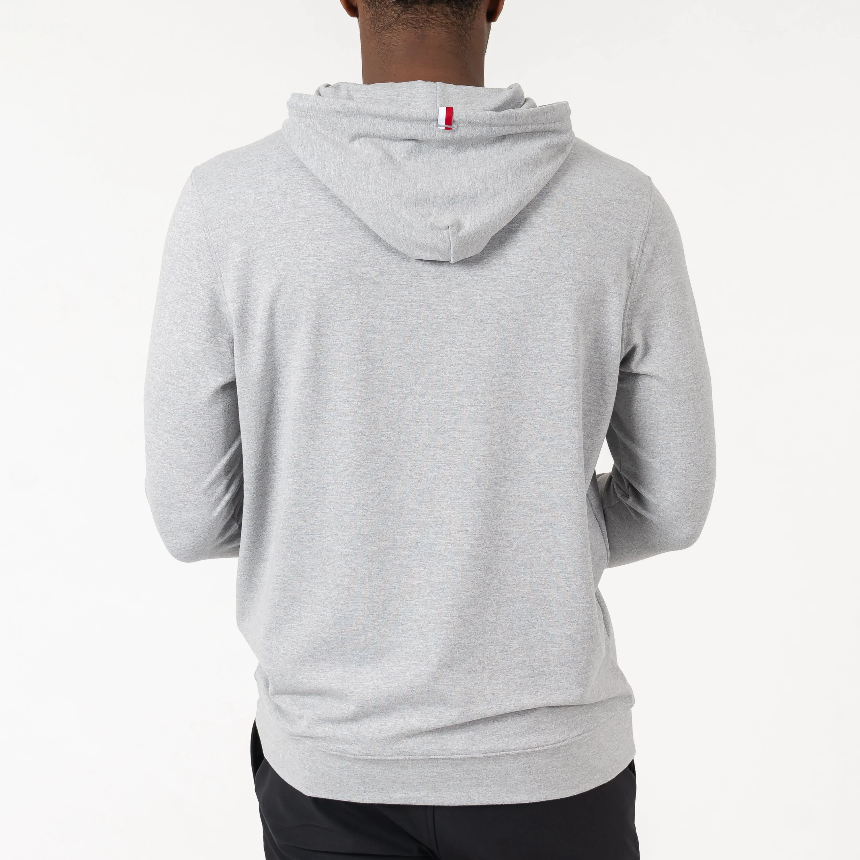 Hesi Collegiate Hoodie - Oklahoma | Heather - Stainless Steel/White - Oklahoma - 1 - Image 3