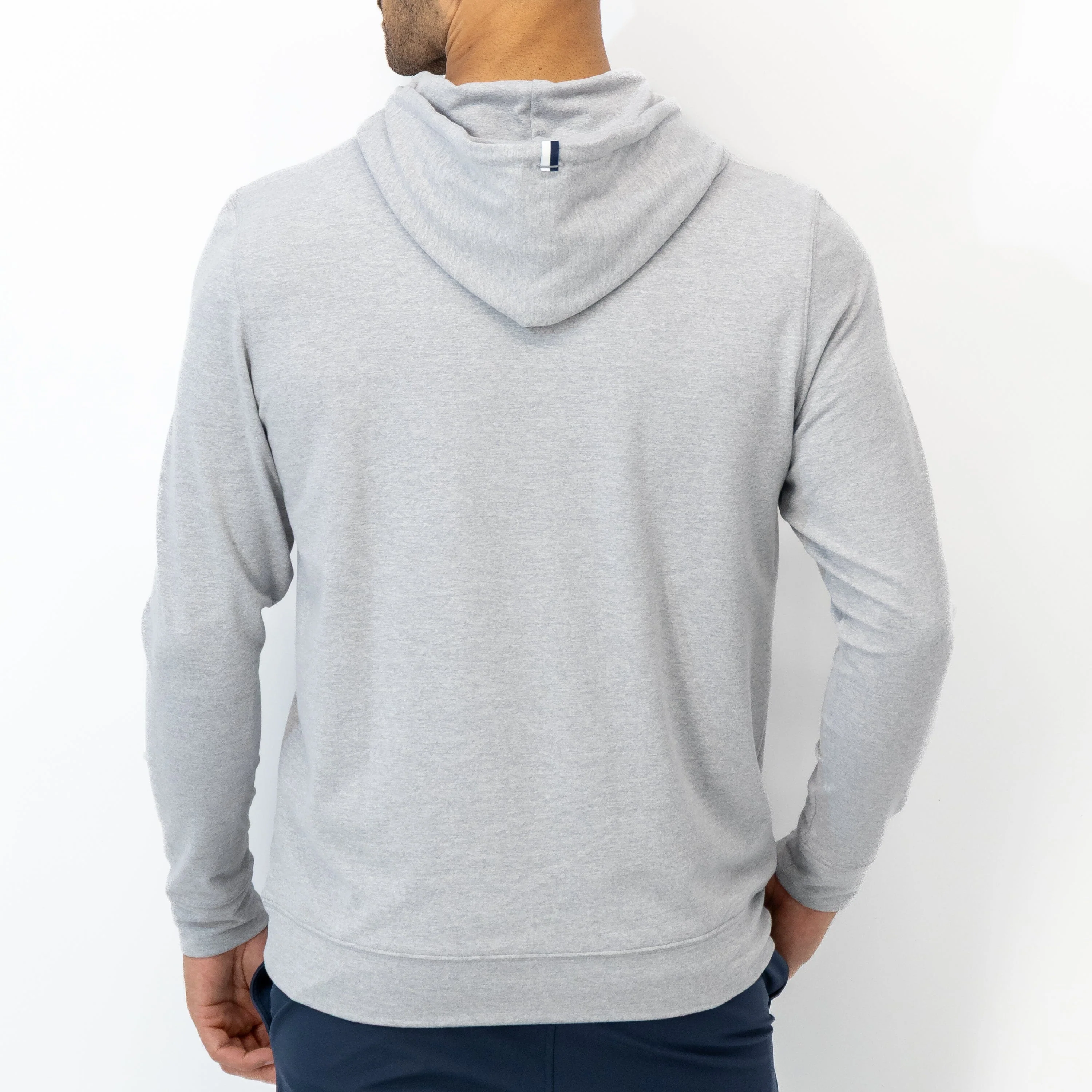 Hesi Collegiate Hoodie - UConn | Heather - Stainless Steel/White - UConn - 2 - Image 3