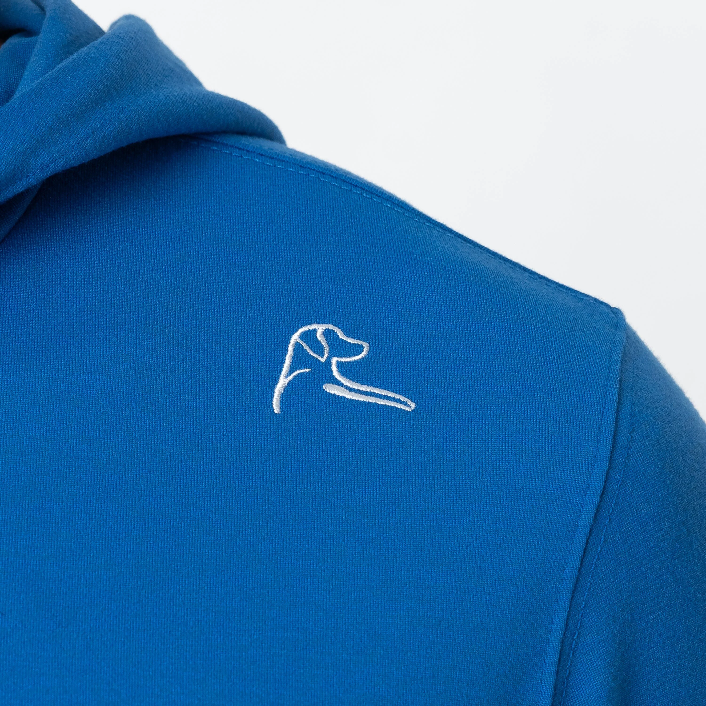 Hesi Collegiate Hoodie - Kansas | Colorblock - Azure Blue/White - Kansas - 1 - Image 5