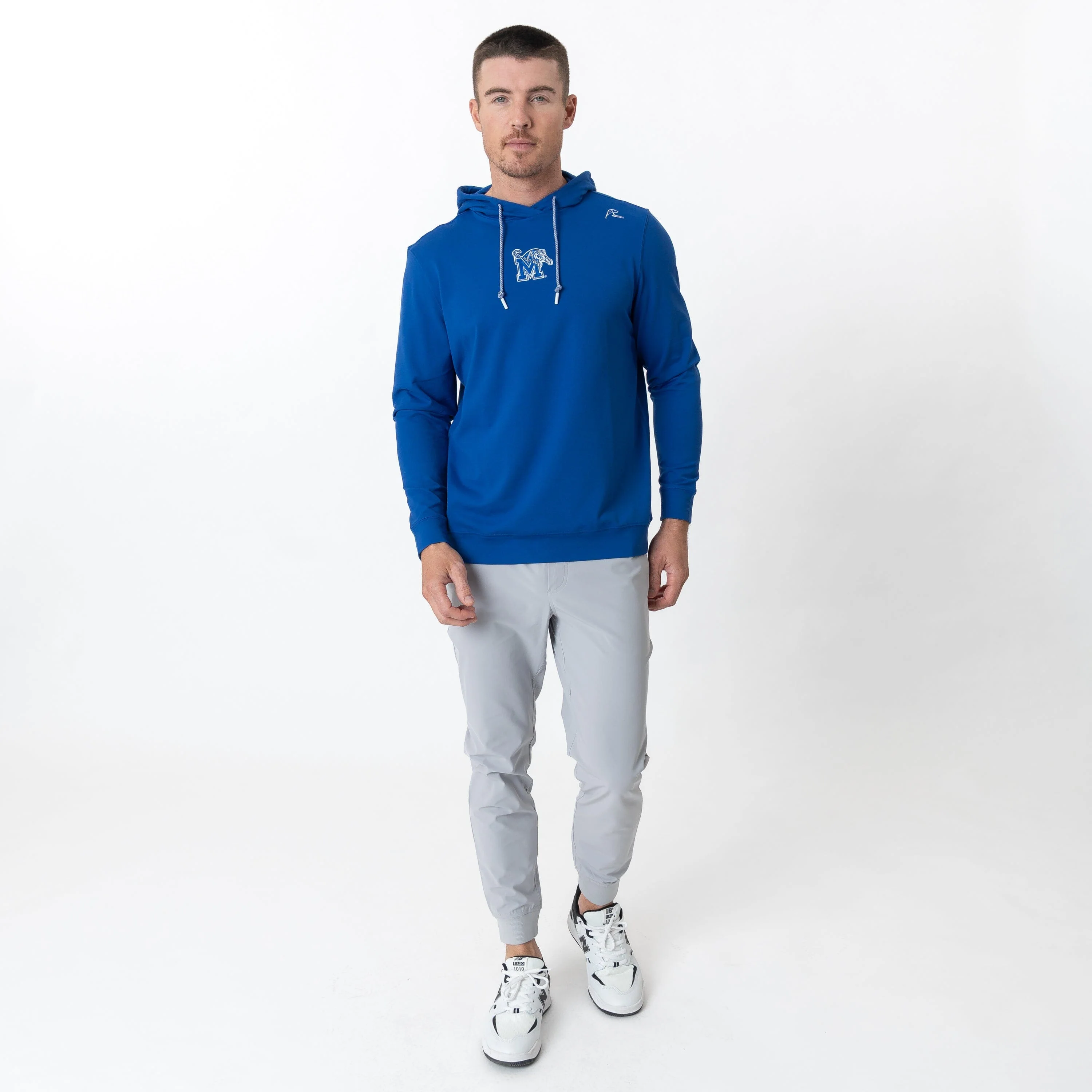 Hesi Collegiate Hoodie - Memphis | Solid - Ocean Blue - Memphis - 1 - Image 6