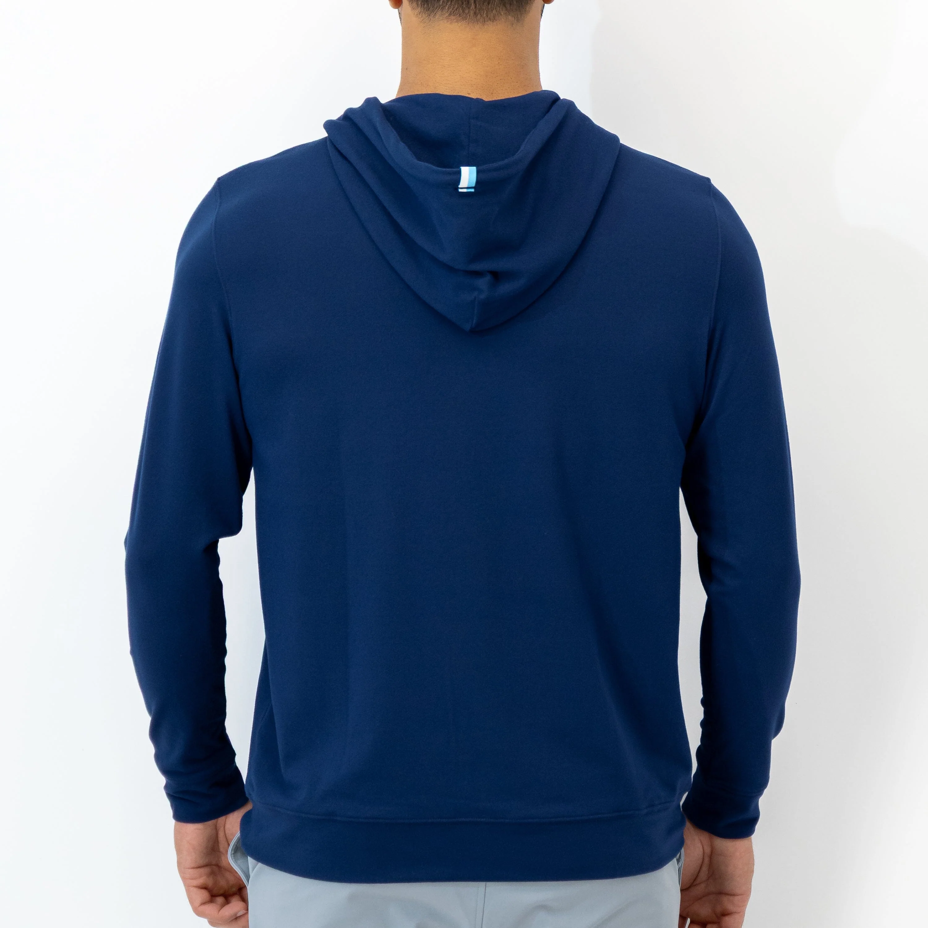 Hesi Collegiate Hoodie - UNC | Solid - Admiral Navy - UNC - 1 - Image 3