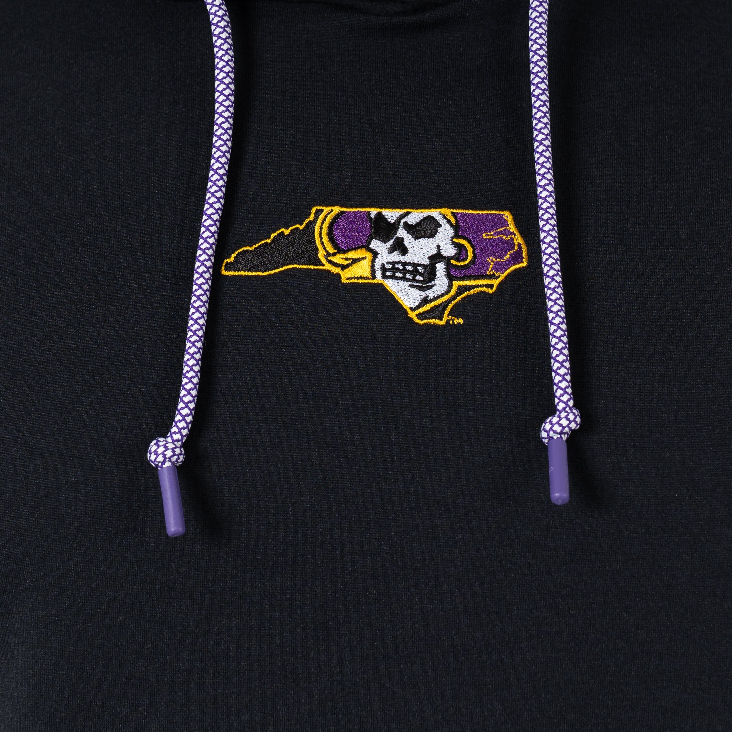 Hesi Collegiate Hoodie - East Carolina | Solid - Black - East Carolina - 1 - Image 2