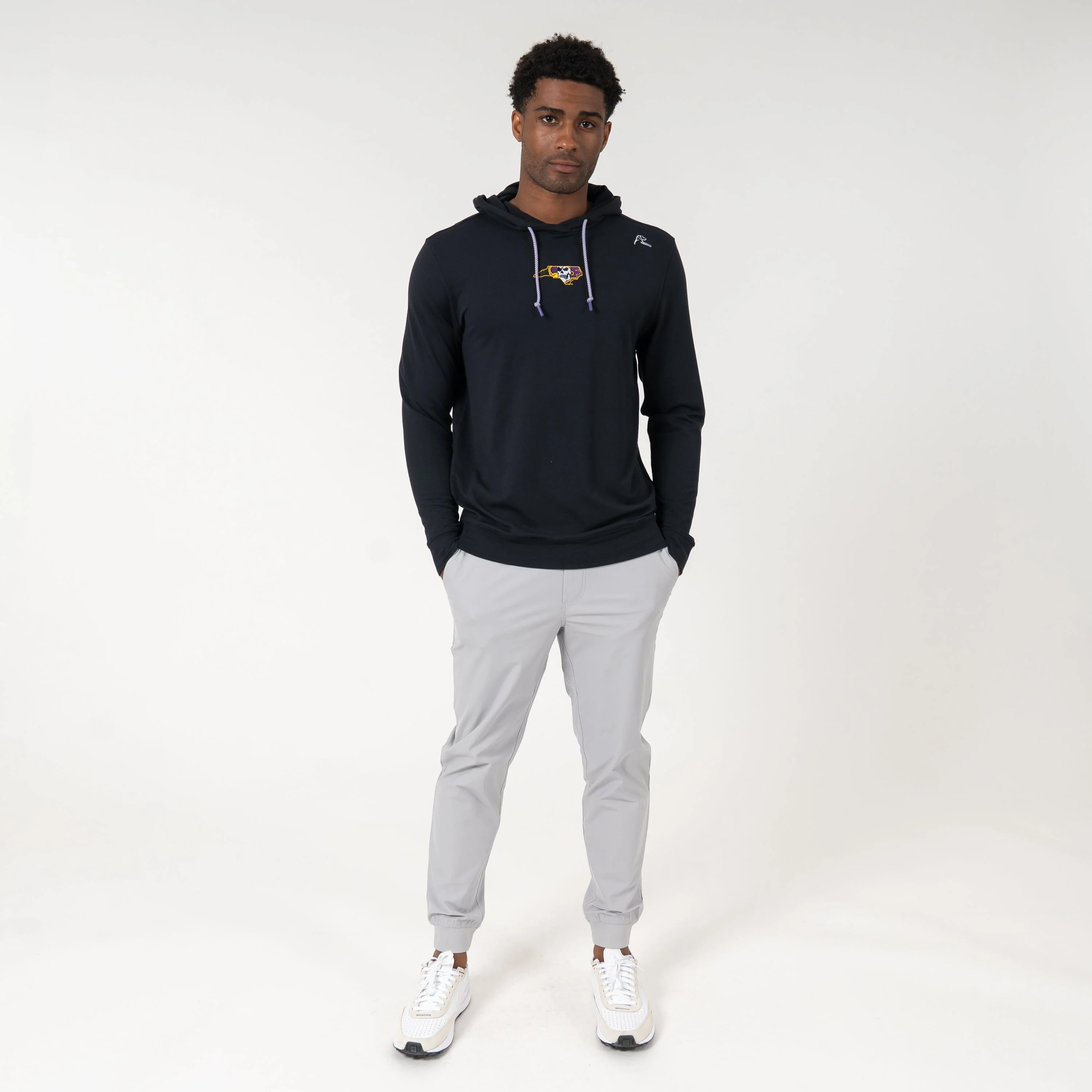Hesi Collegiate Hoodie - East Carolina | Solid - Black - East Carolina - 1 - Image 6