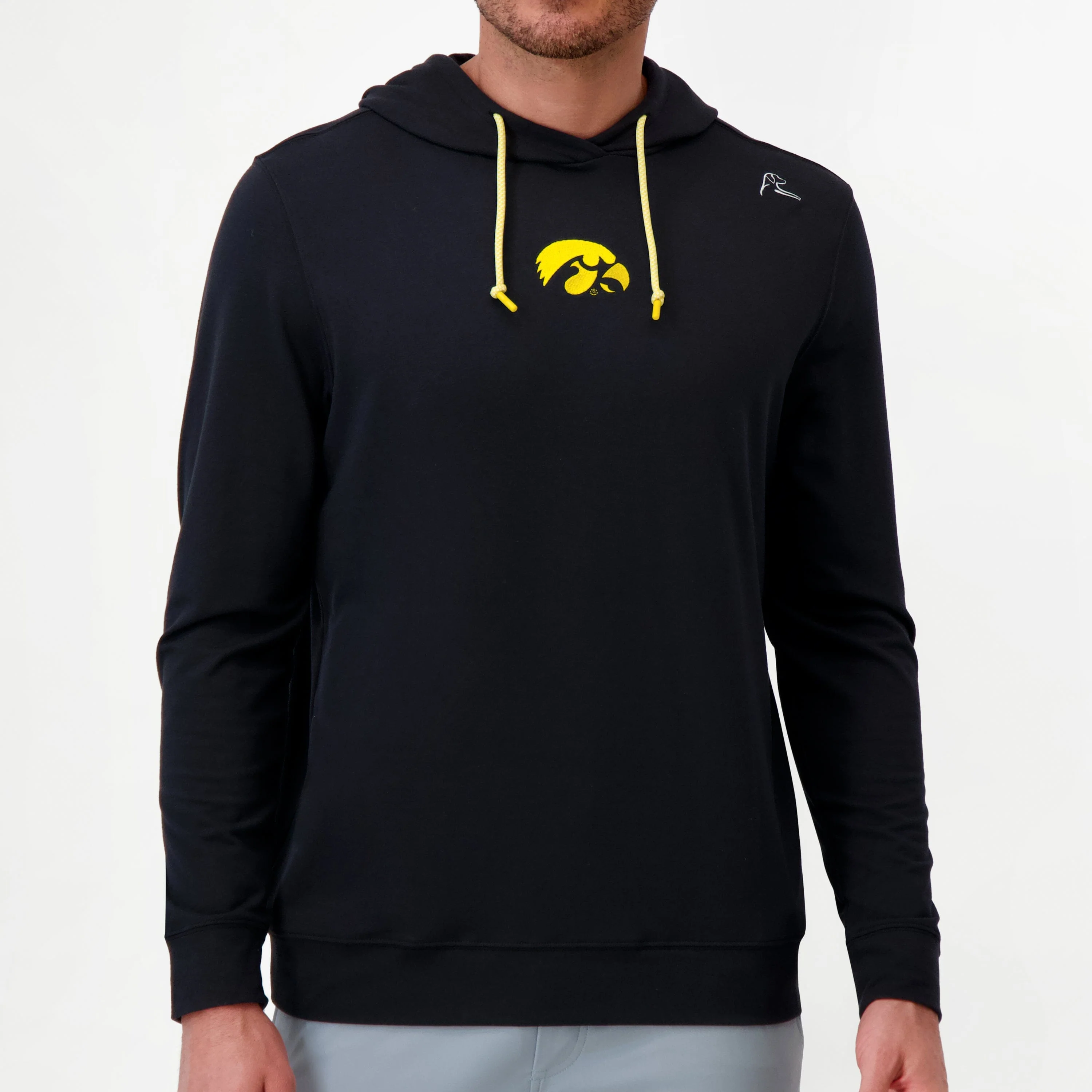 Hesi Collegiate Hoodie - Iowa | Solid - Black - Iowa - 1