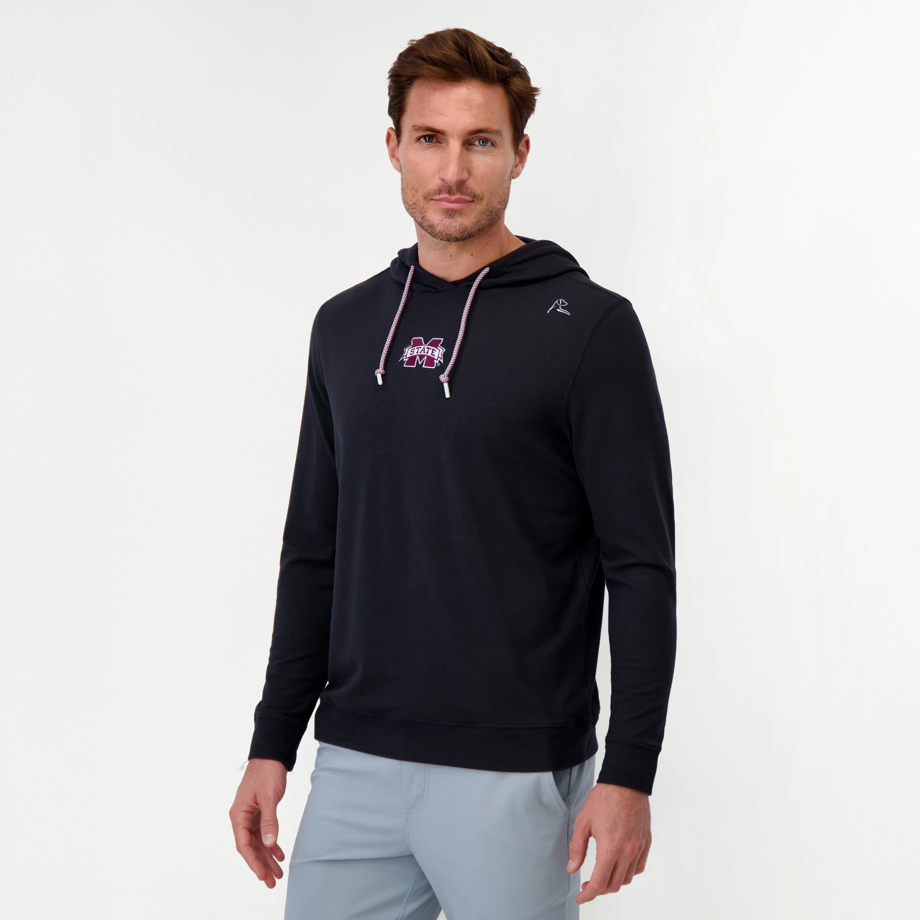 Hesi Collegiate Hoodie - Mississippi State | Solid - Black - Mississippi State - 1 - Image 3