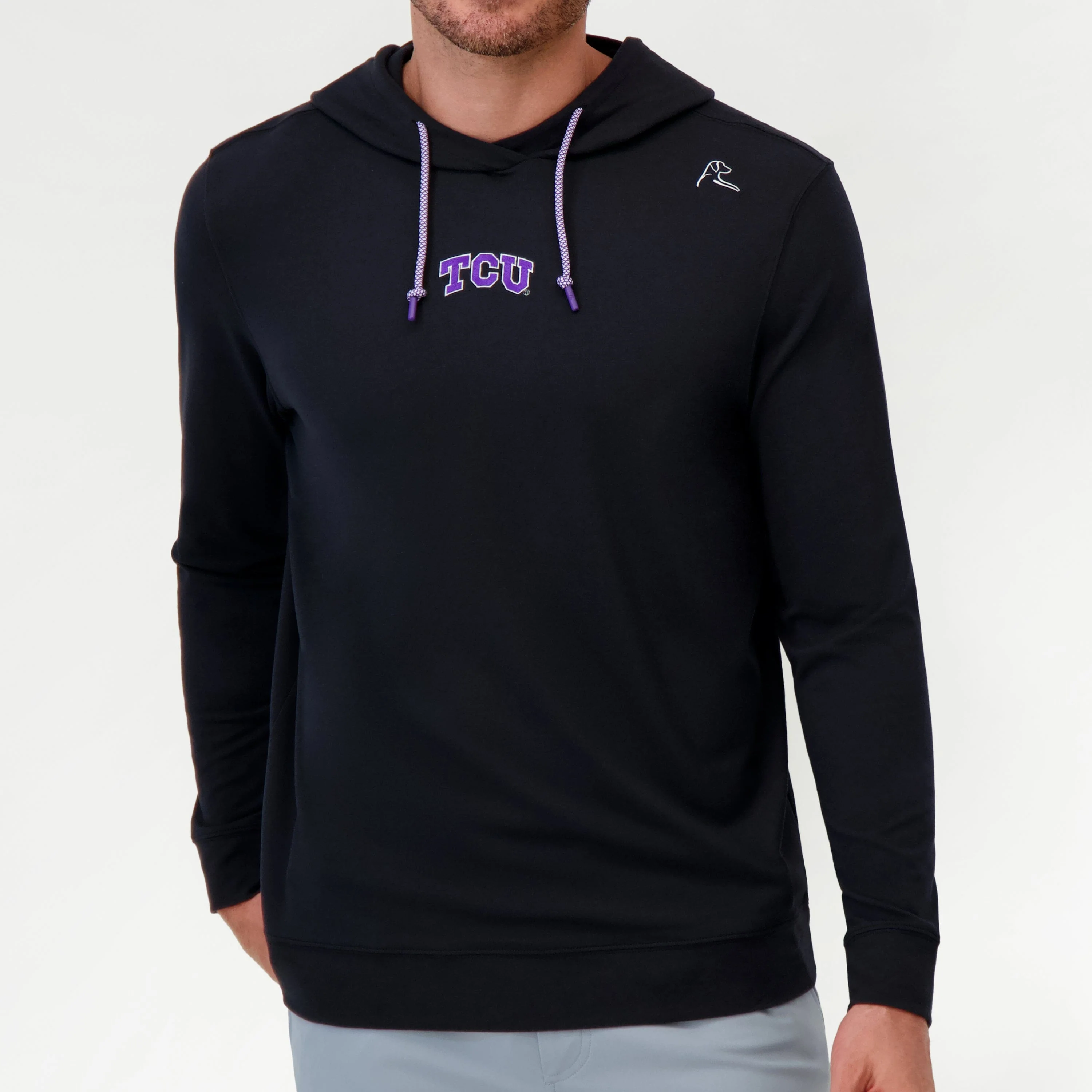 Hesi Collegiate Hoodie - TCU | Solid - Black - TCU - 1