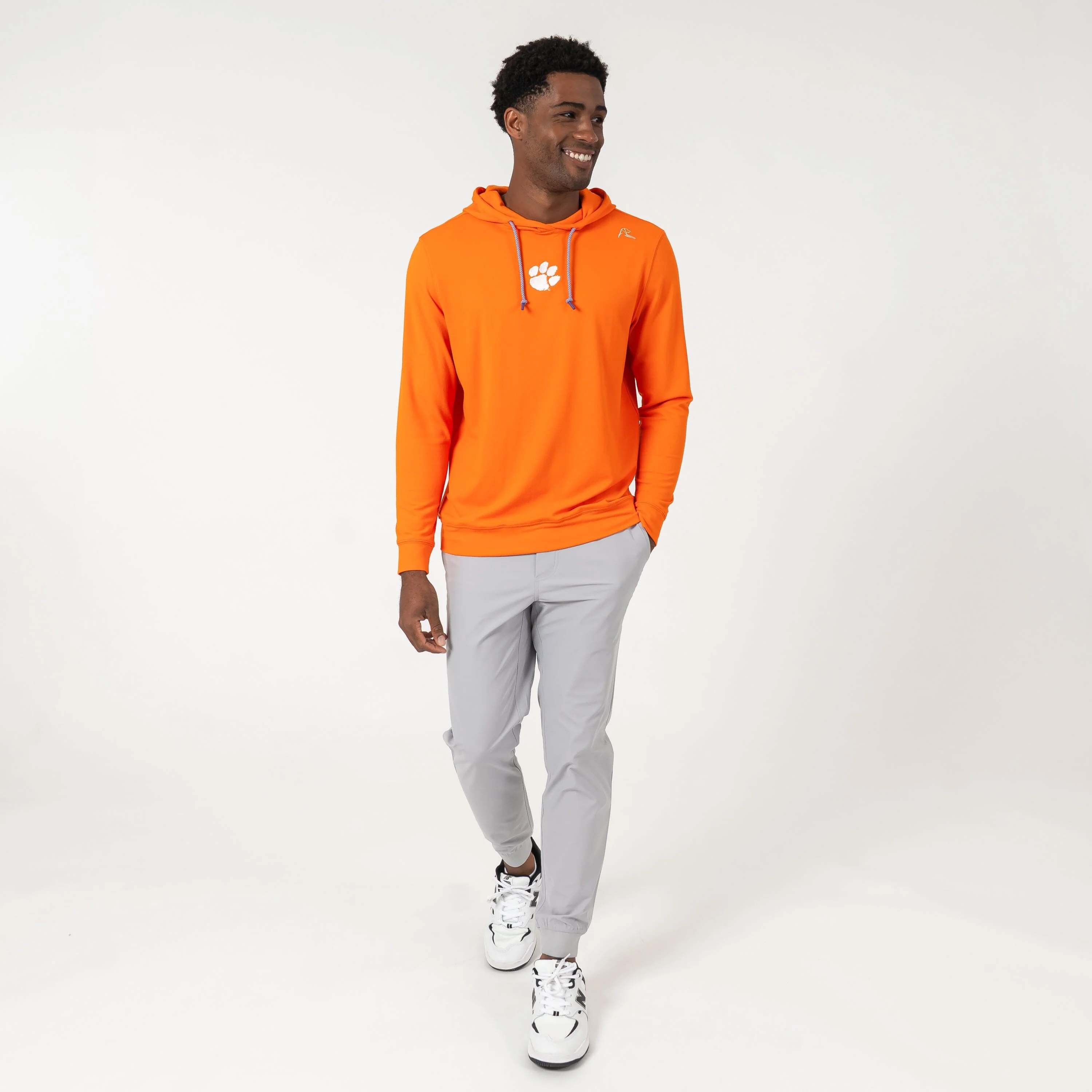 Hesi Collegiate Hoodie - Clemson | Solid - Bright Orange - Clemson - 1 - Image 6