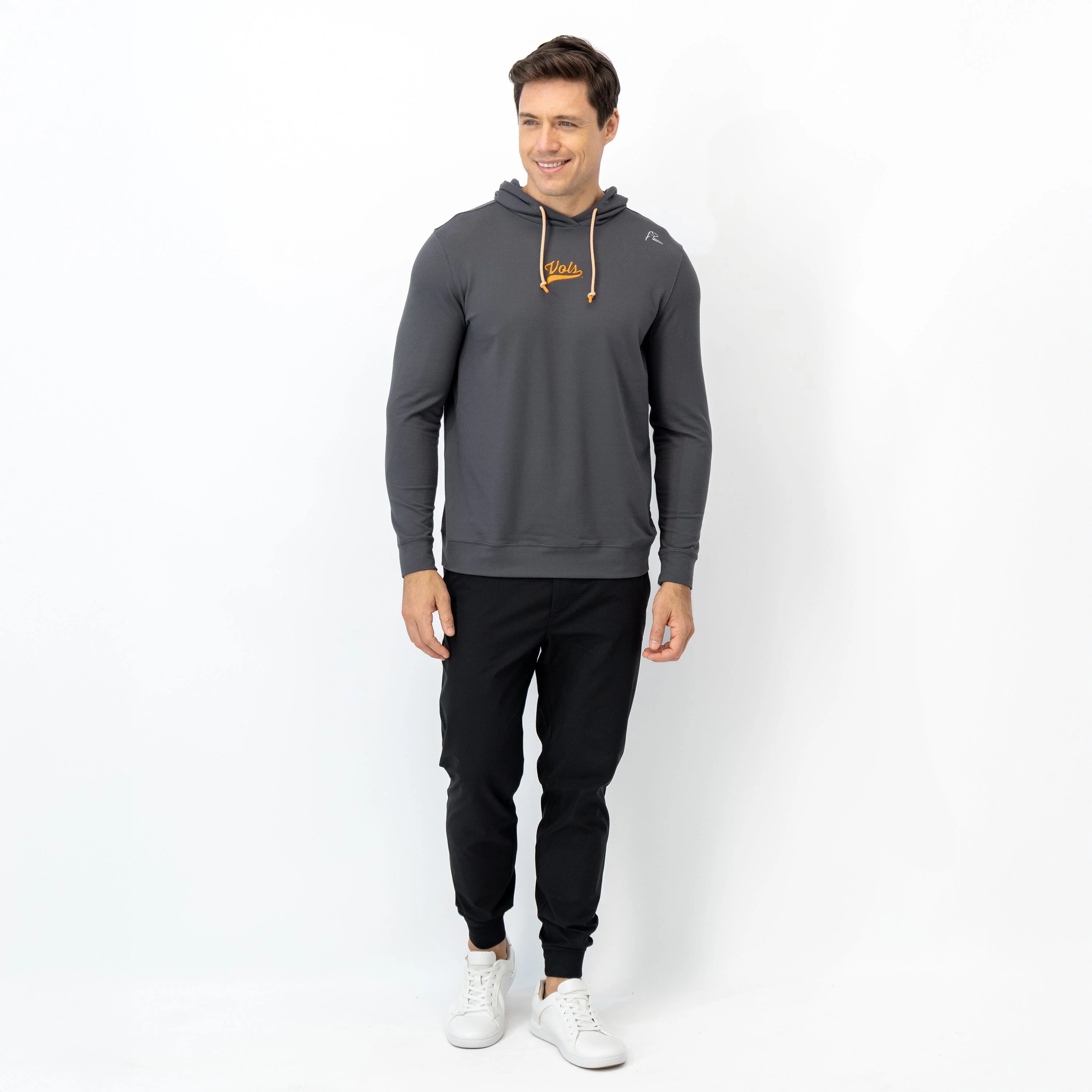 Hesi Collegiate Hoodie - Tennessee | Solid - Charcoal Grey - Tennessee - 1 - Image 5