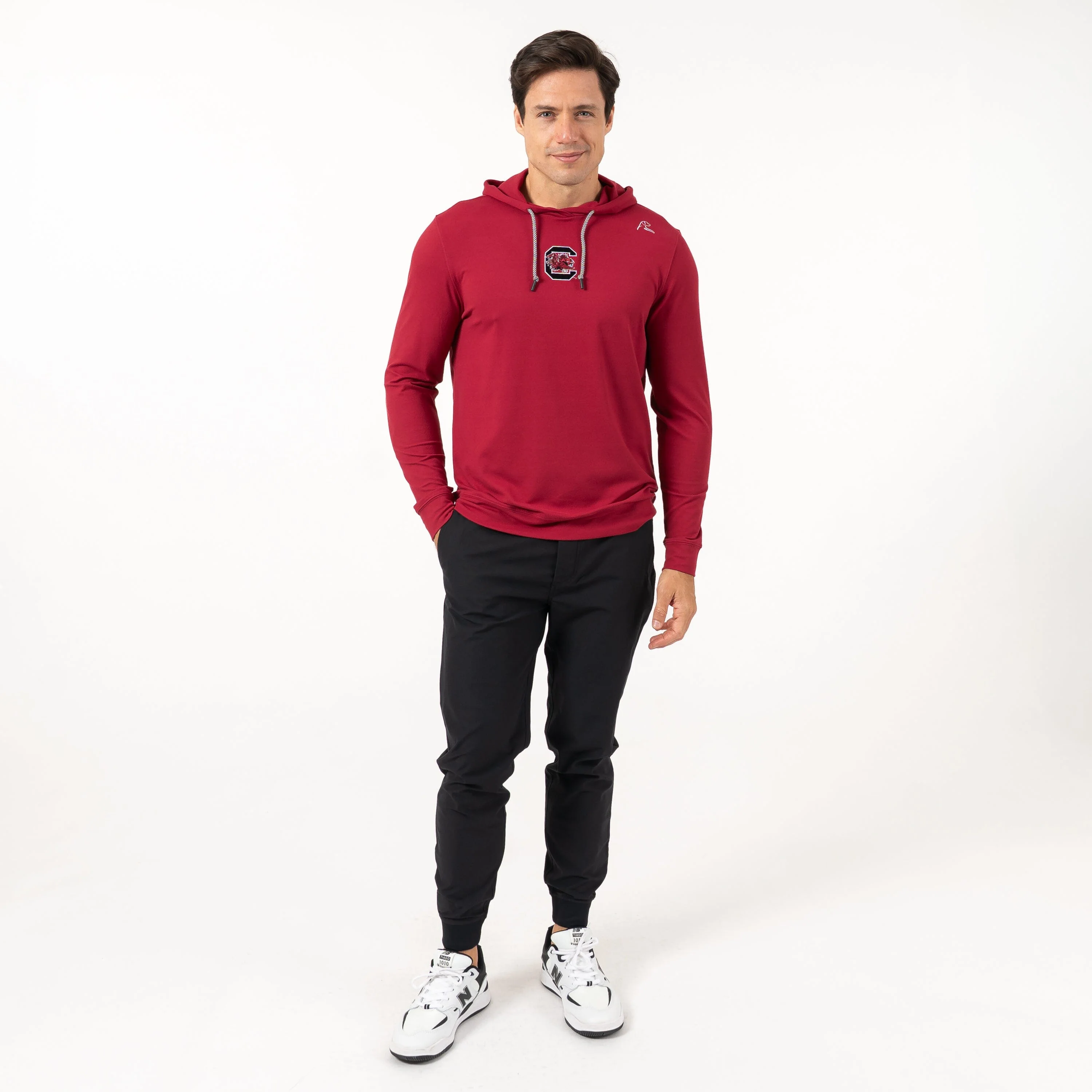 Hesi Collegiate Hoodie - South Carolina | Solid - Dark Red - South Carolina - 1 - Image 6