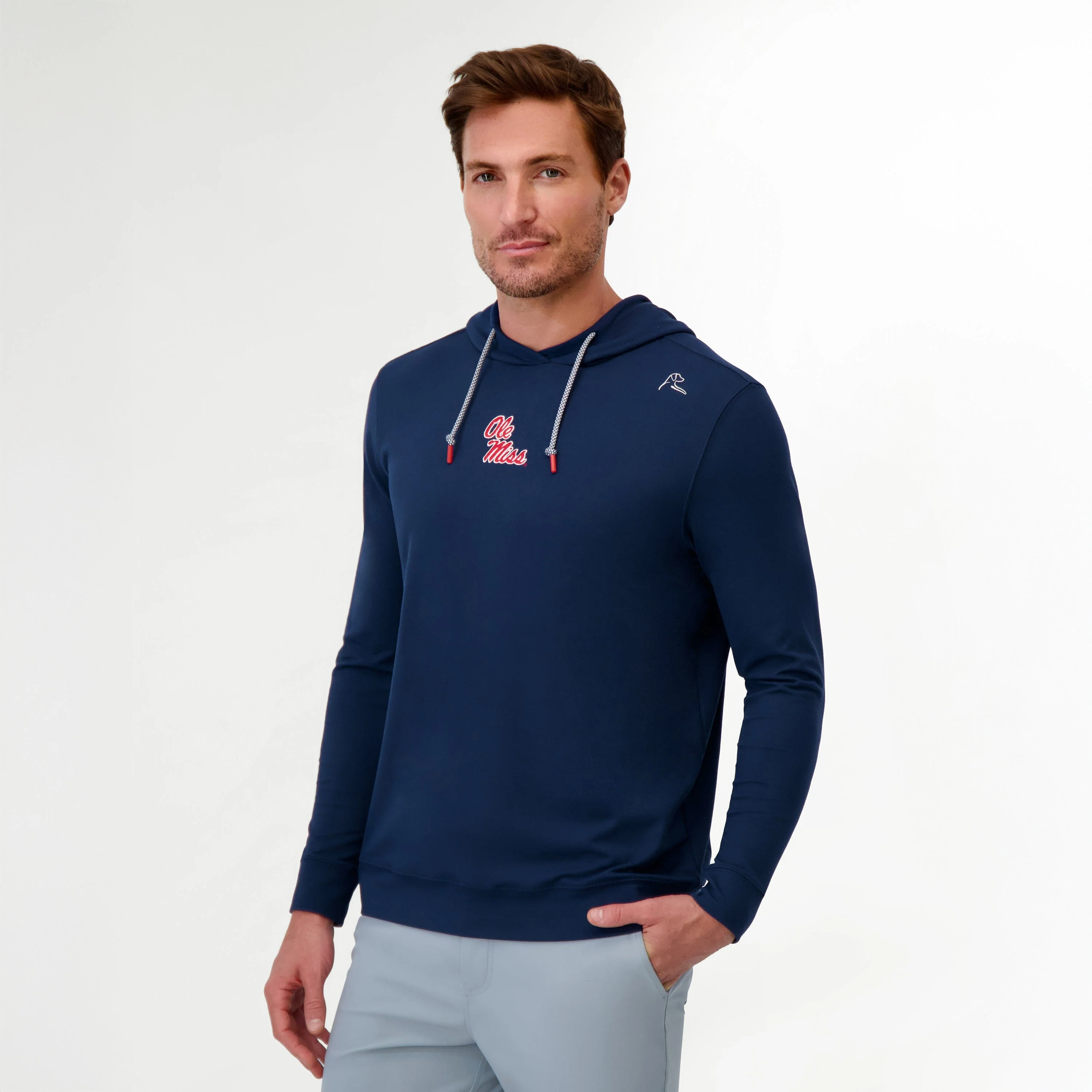 Hesi Collegiate Hoodie - Ole Miss | Solid - Indigo Blue - Ole Miss - 1 - Image 3
