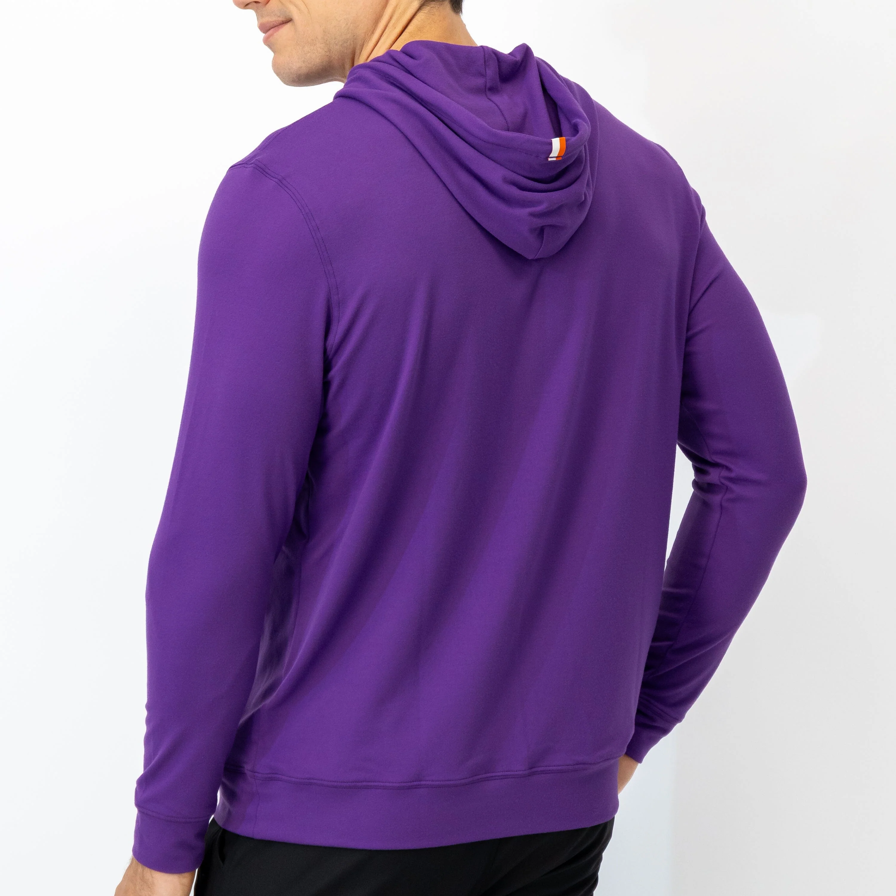 Hesi Collegiate Hoodie - Clemson | Solid - Plum Purple - Clemson - 1 - Image 3