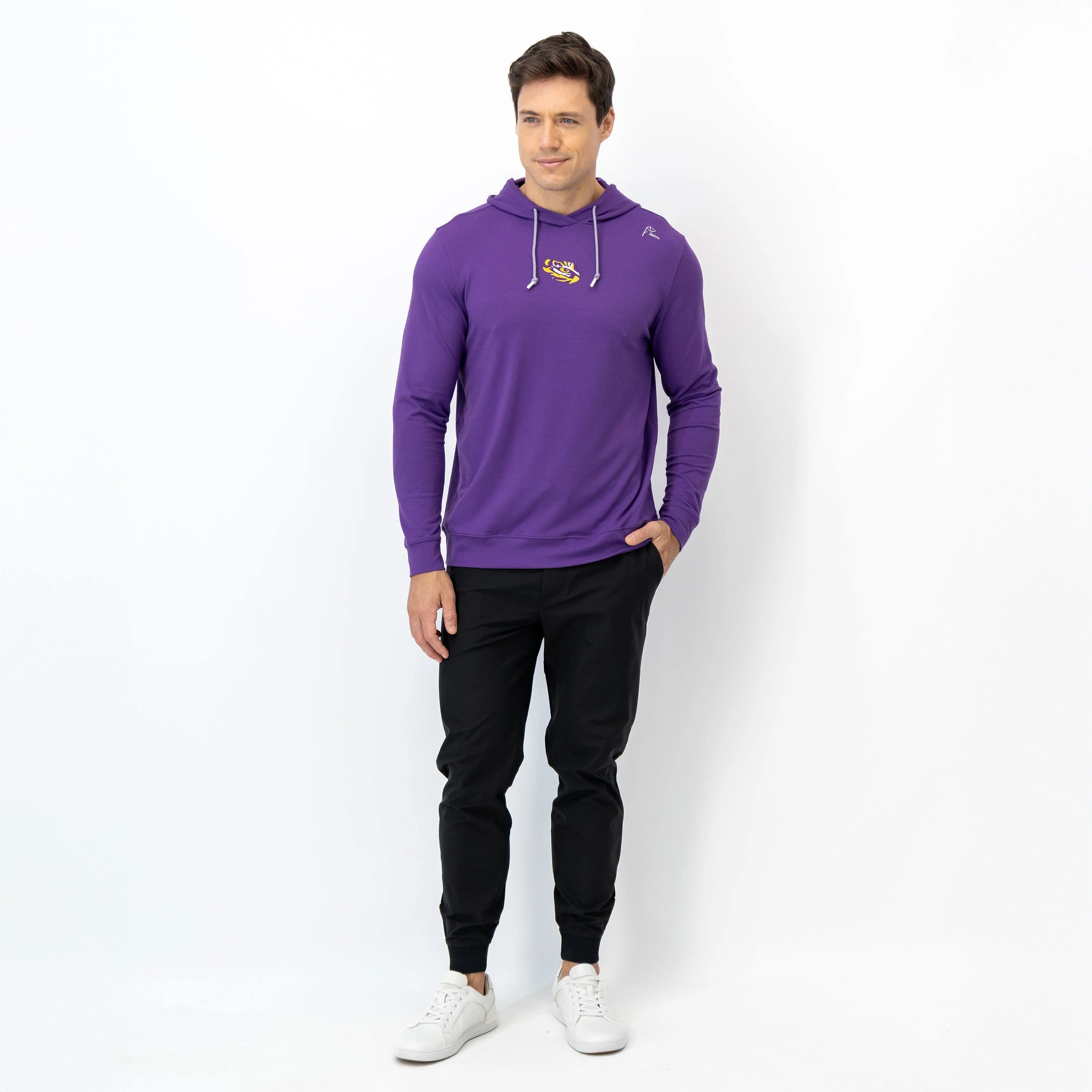 Hesi Collegiate Hoodie - LSU | Solid - Reauxback Purple - LSU - 2 - Image 5