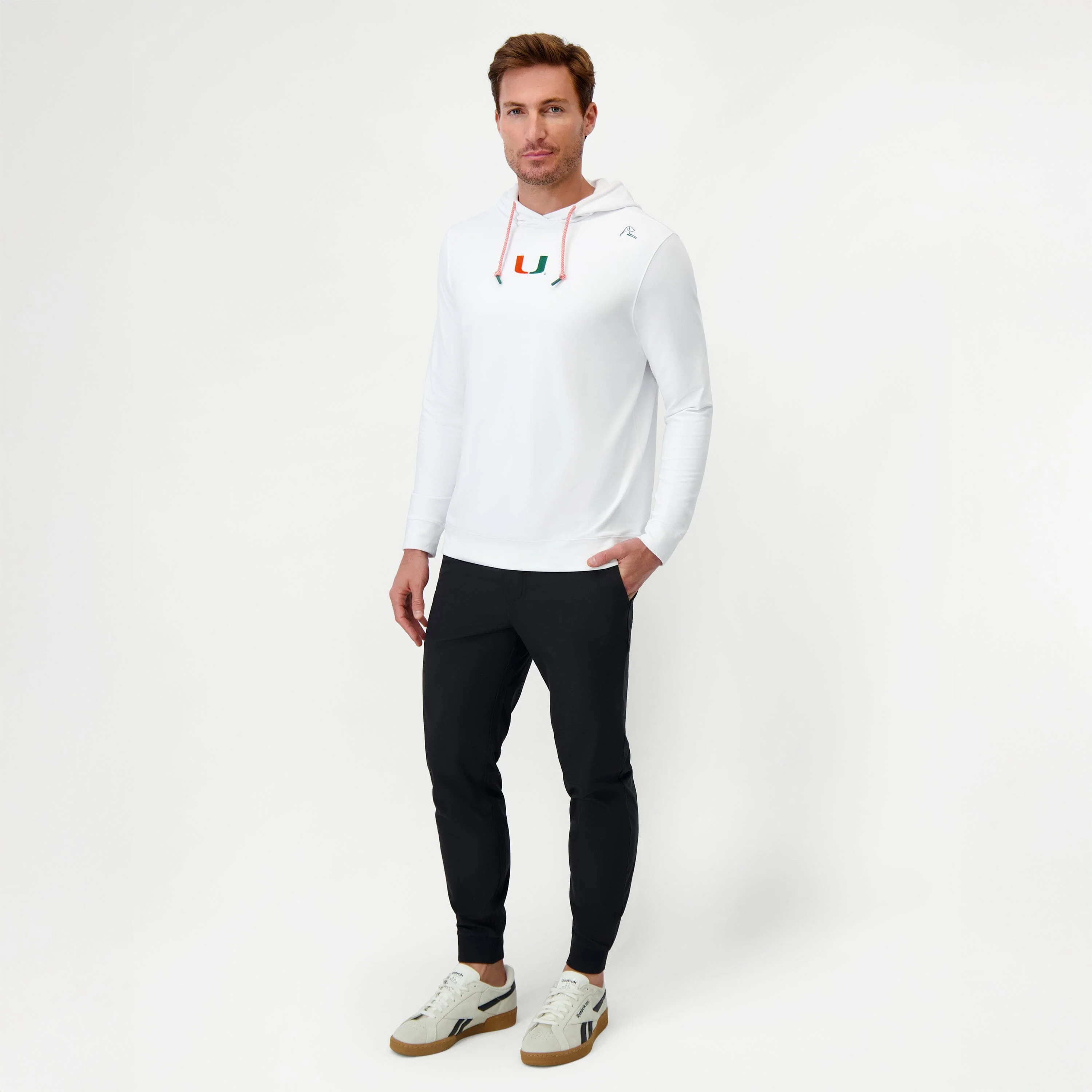 Hesi Collegiate Hoodie - Miami | Solid - White - Miami - 1 - Image 4