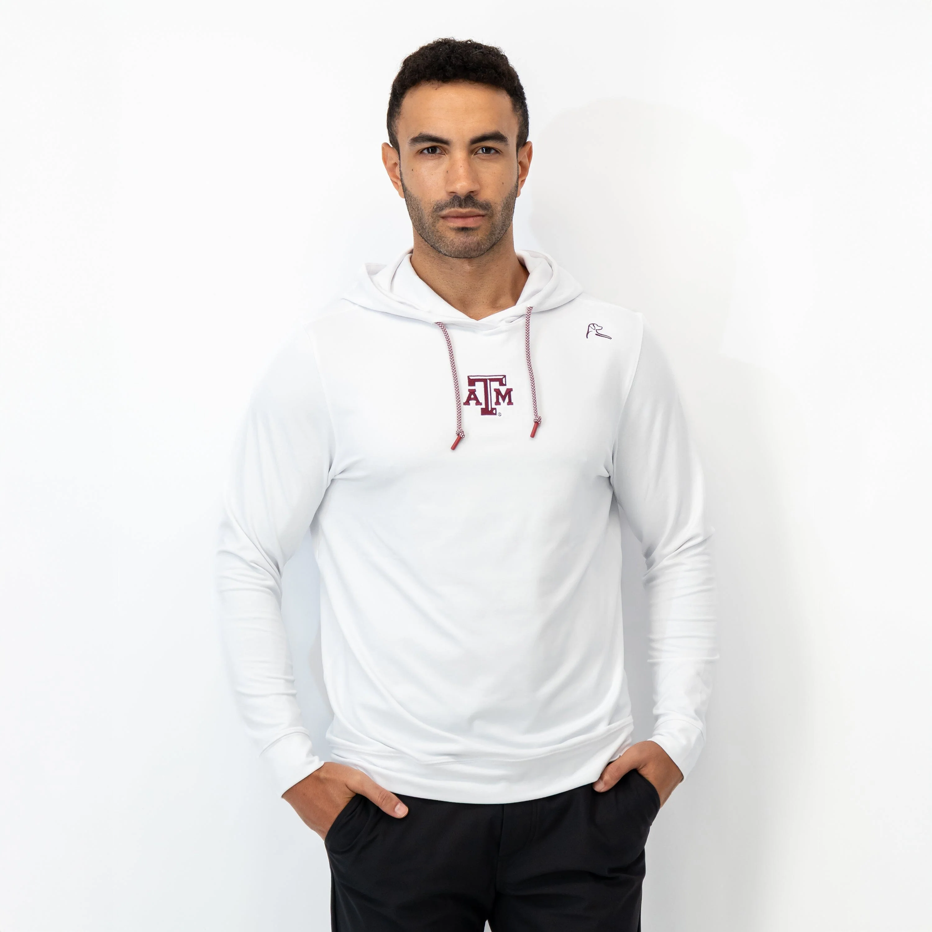 Hesi Collegiate Hoodie - Texas A&M | Solid - White - Texas A&M - 1 - Image 5