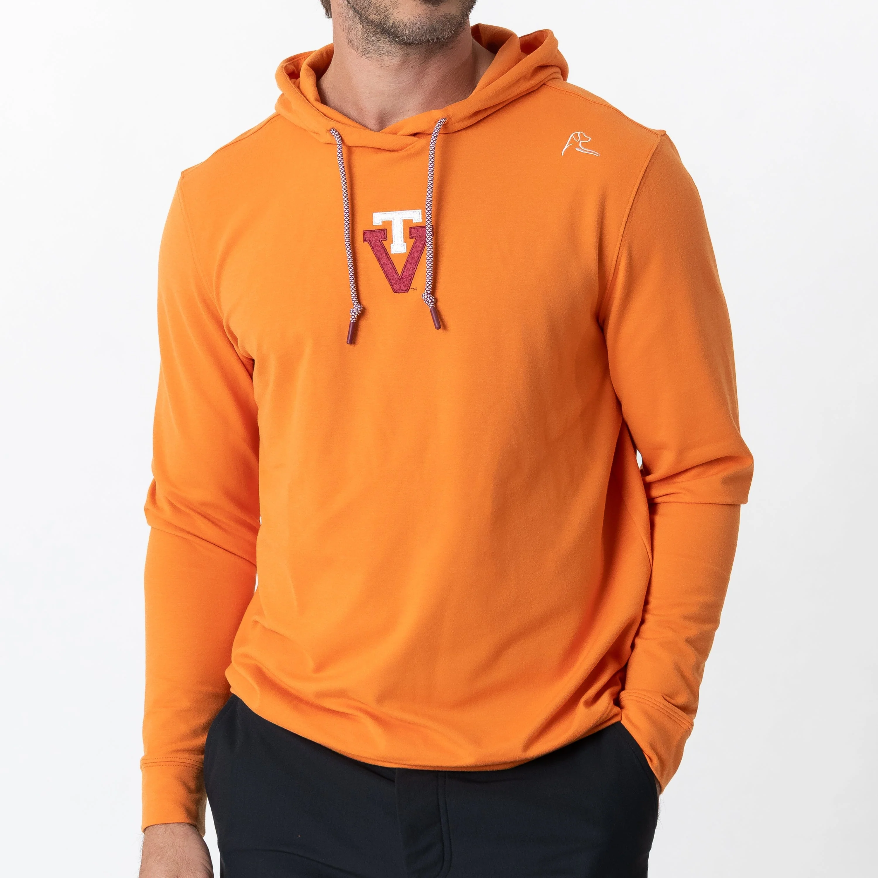 Hesi Collegiate Hoodie - Virginia Tech | Solid - Autumn Orange - VT - 1