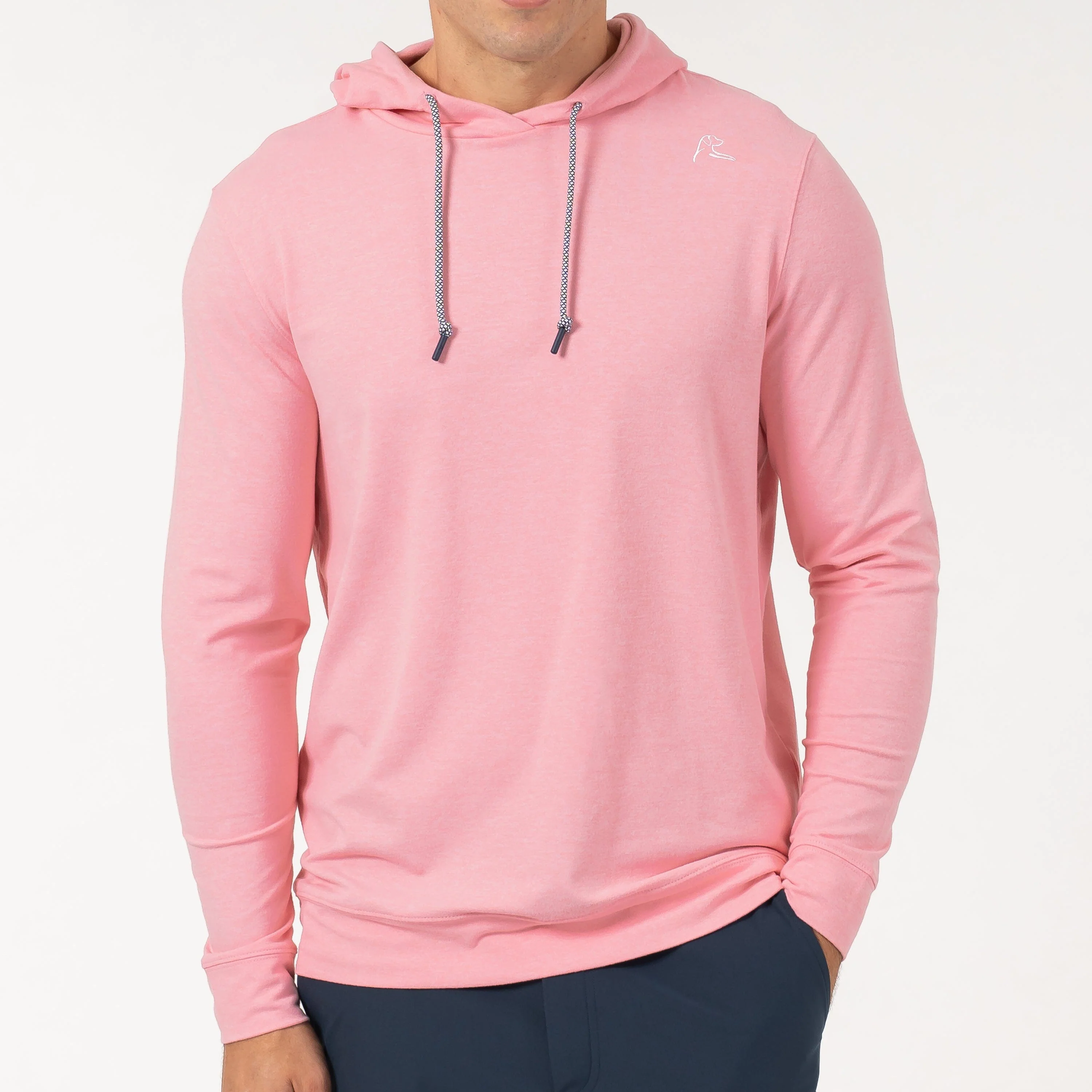 Hesi Performance Hoodie | Heather - Lotus Pink/Dogwood Pink
