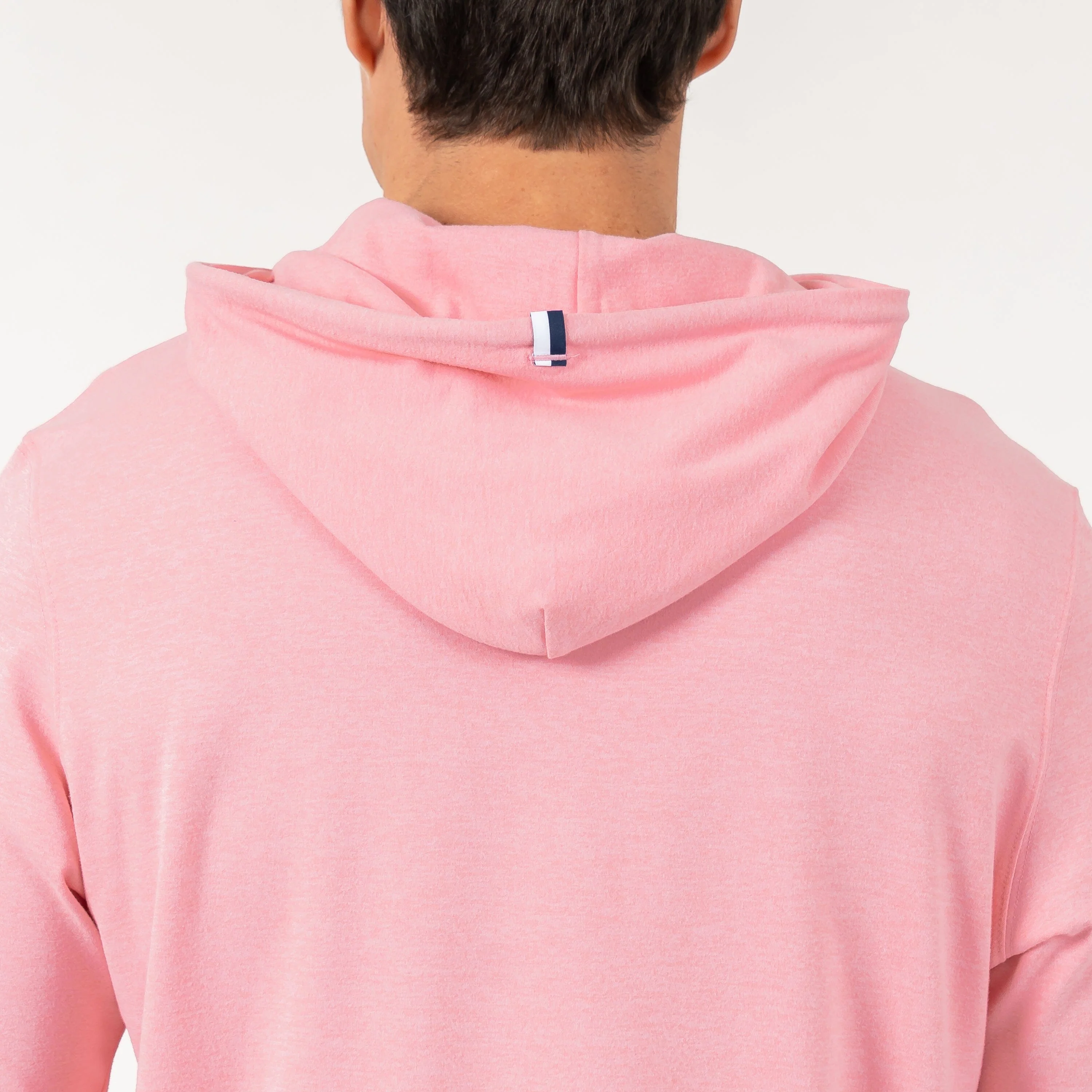 Hesi Performance Hoodie | Heather - Lotus Pink/Dogwood Pink - Image 3