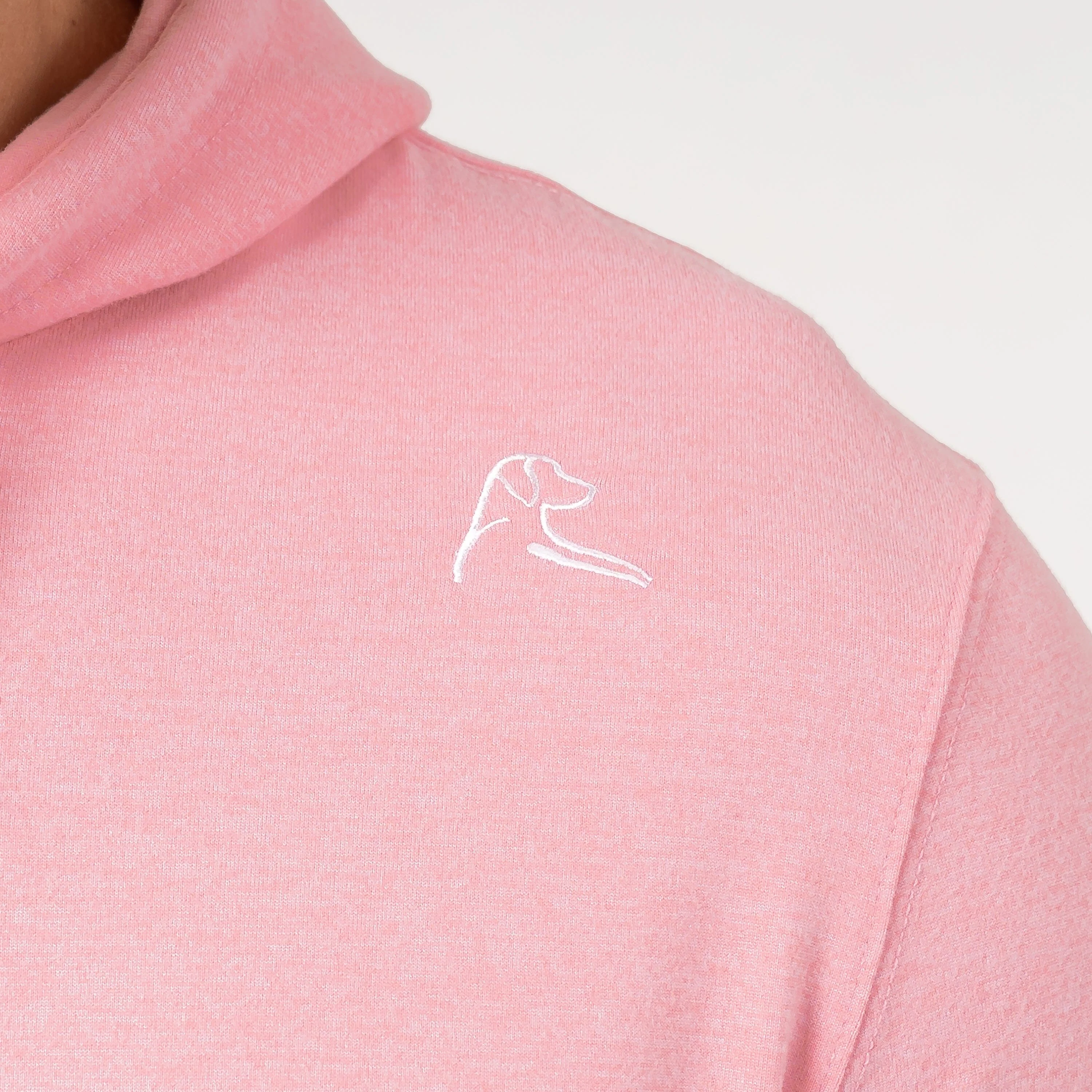 Hesi Performance Hoodie | Heather - Lotus Pink/Dogwood Pink - Image 4