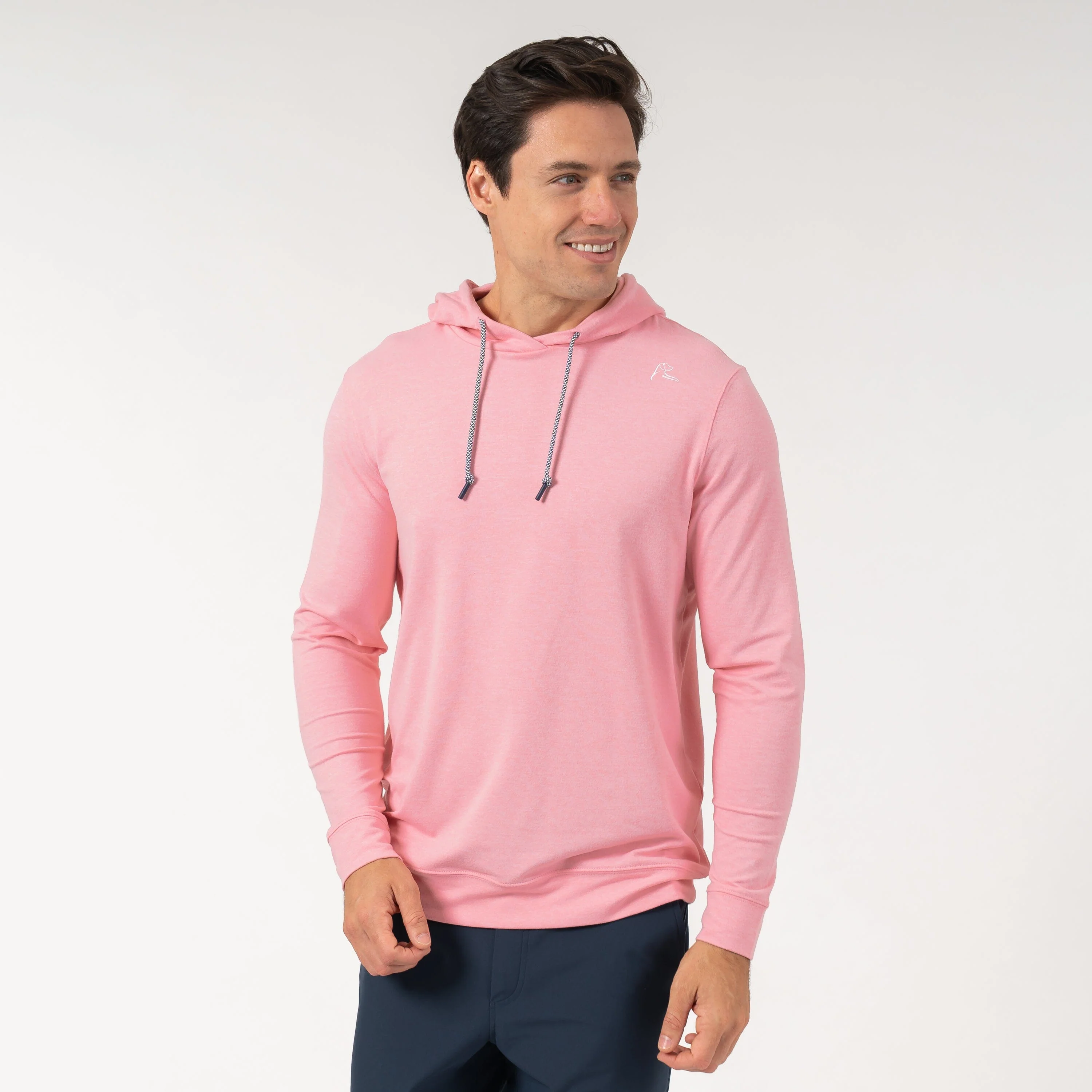 Hesi Performance Hoodie | Heather - Lotus Pink/Dogwood Pink - Image 5