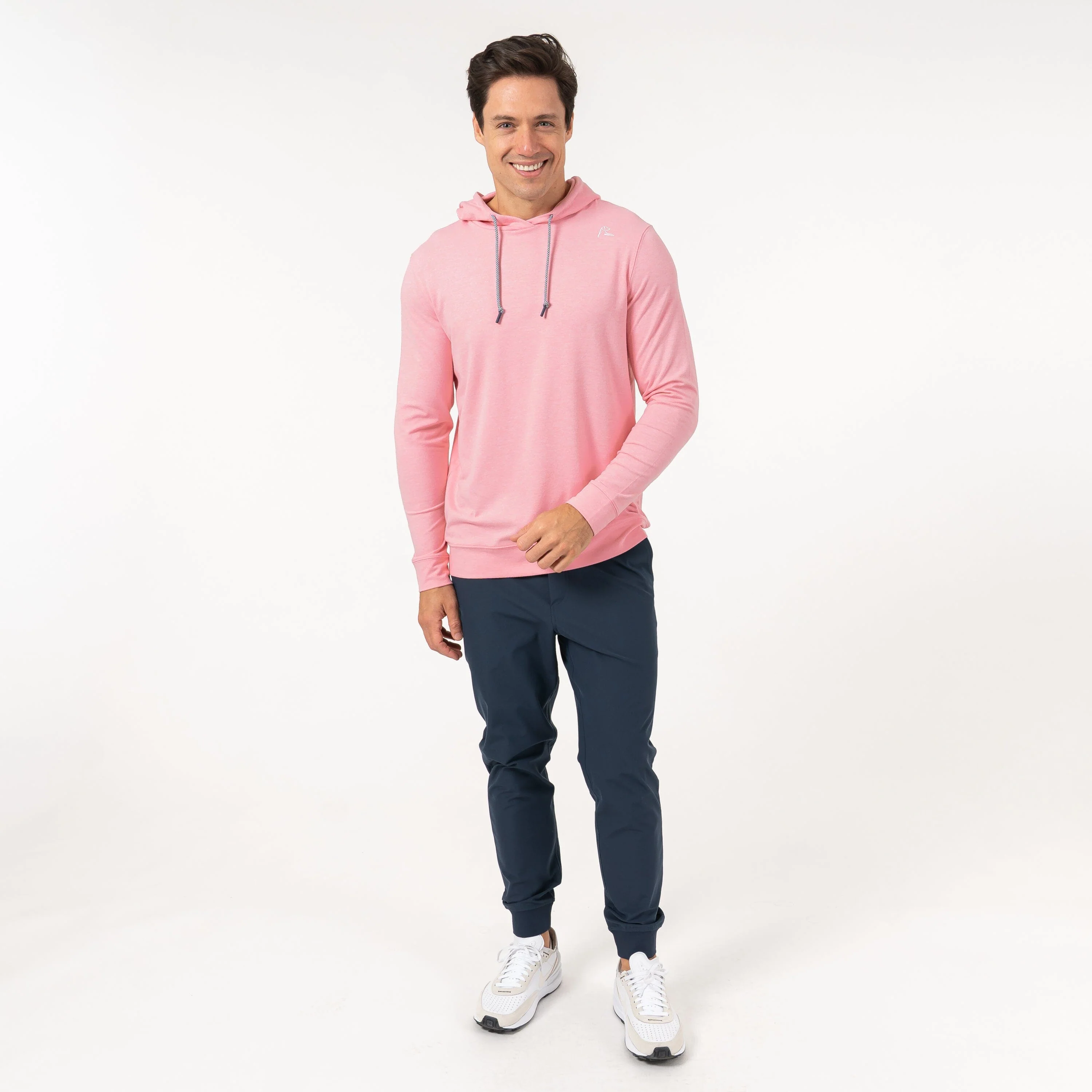 Hesi Performance Hoodie | Heather - Lotus Pink/Dogwood Pink - Image 6