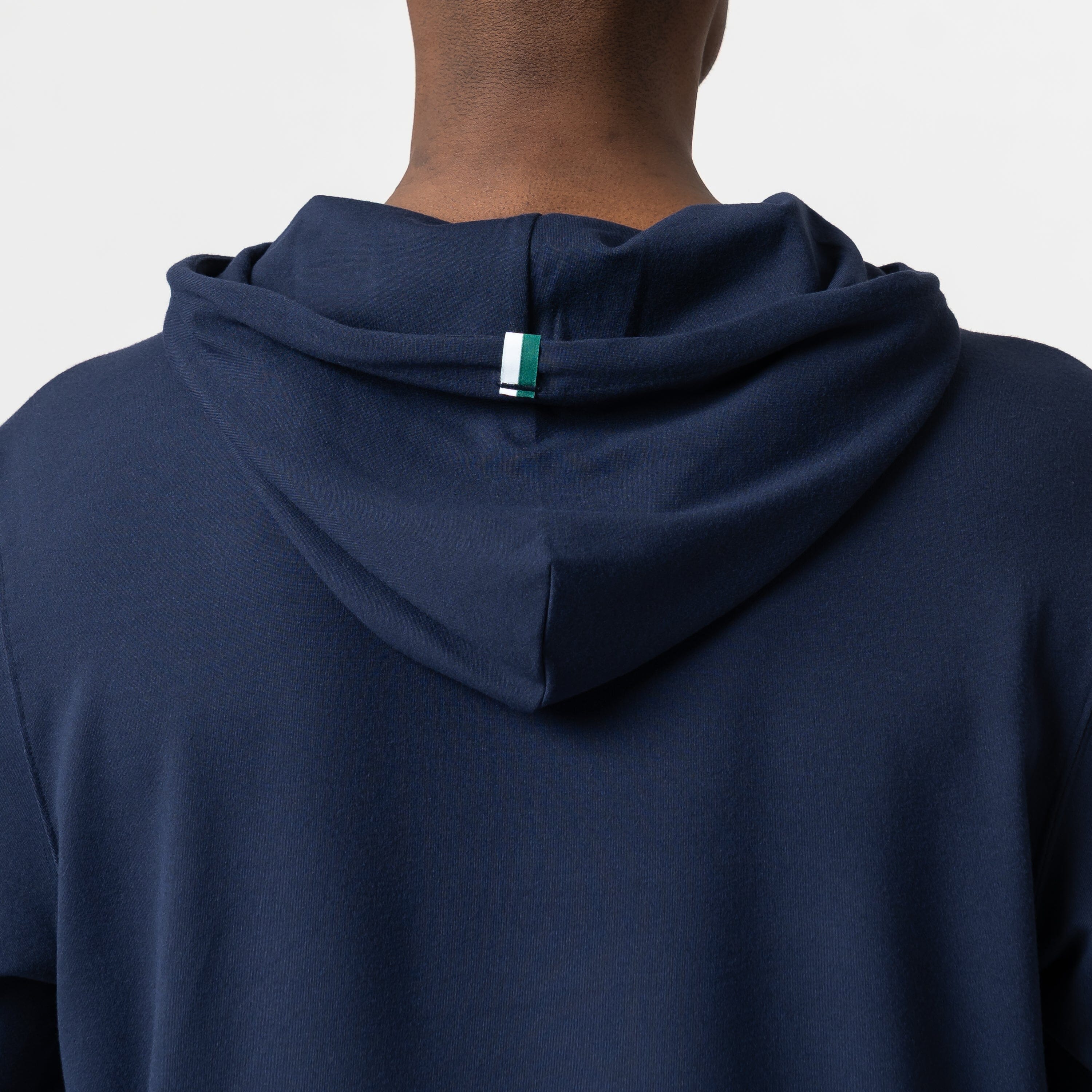Hesi Performance Hoodie | Solid - Fleet Navy - Clover - Image 3