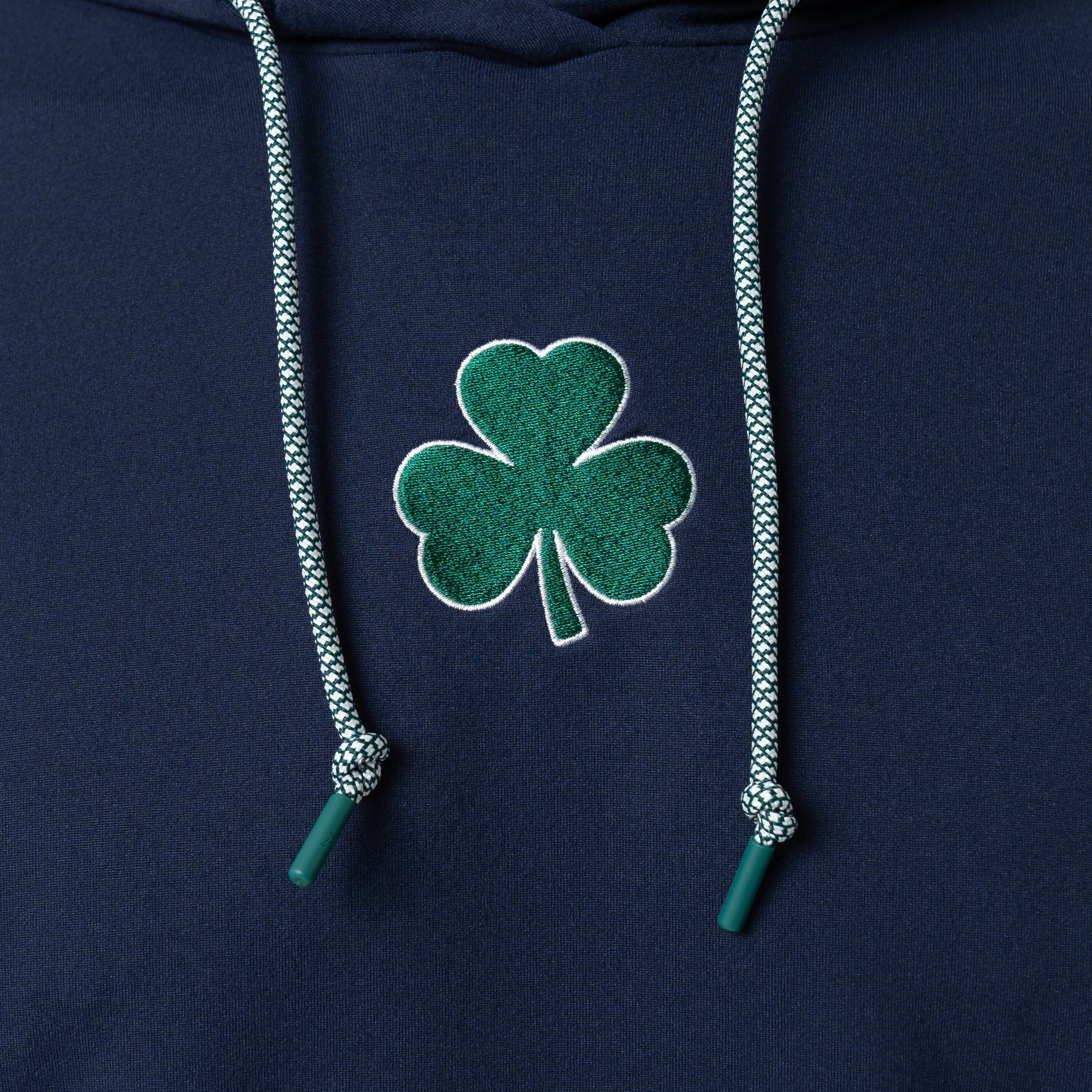 Hesi Performance Hoodie | Solid - Fleet Navy - Clover - Image 4