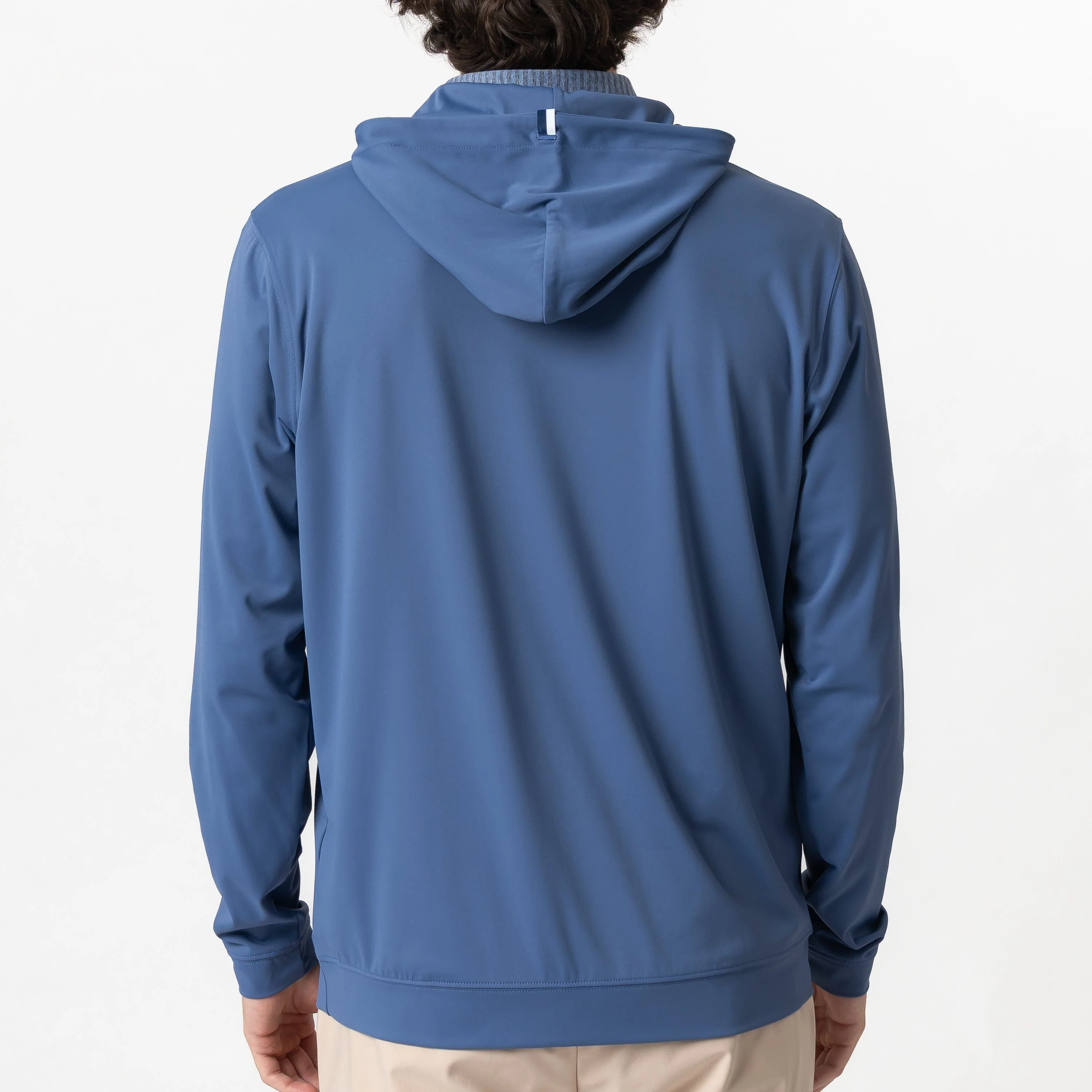 Highlands Performance Hoodie | Solid - Coastal Blue - Image 2