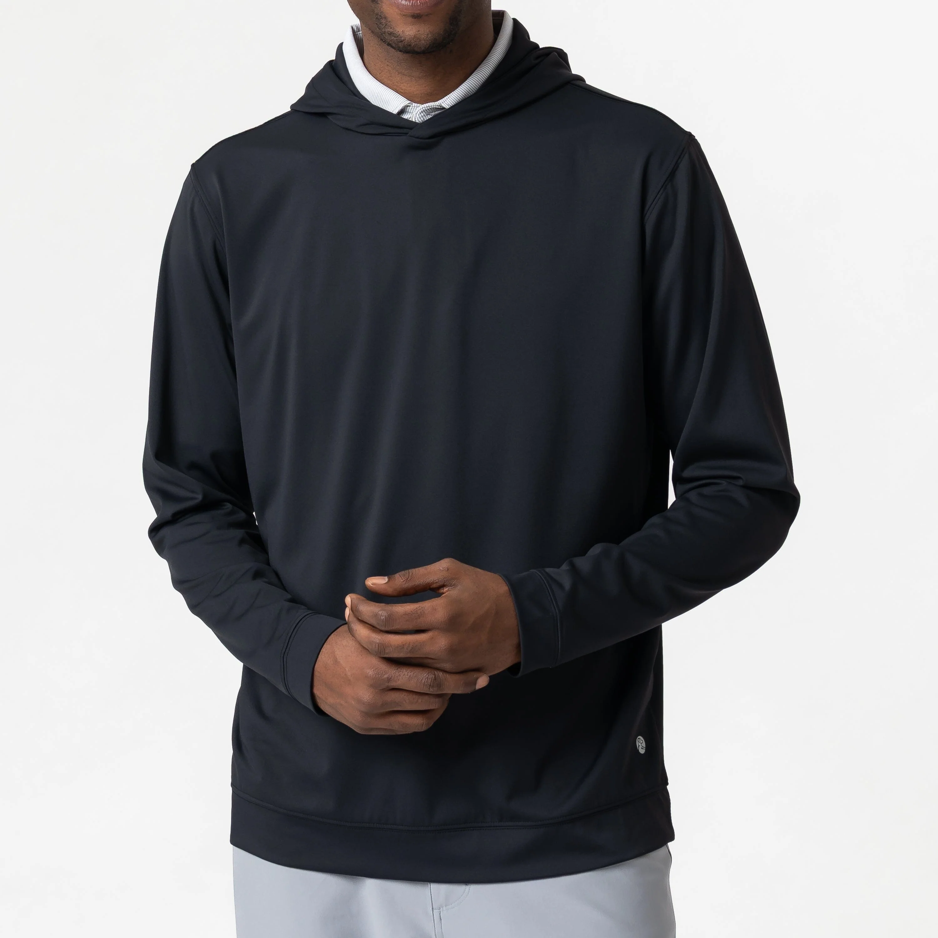 Highlands Performance Hoodie | Solid - Midnight Black
