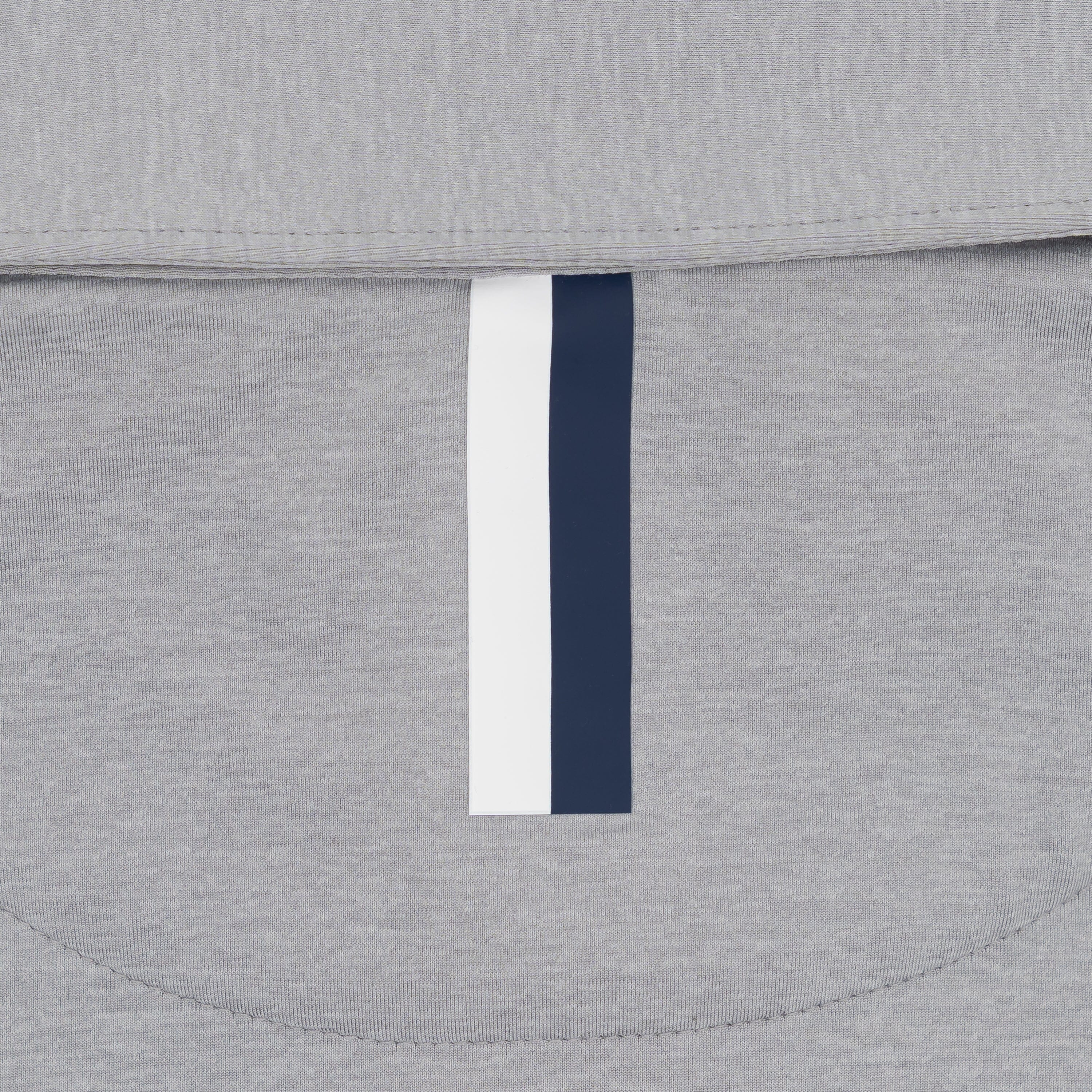Heather | Performance Polo | Heather - Stainless Steel/White - Image 4