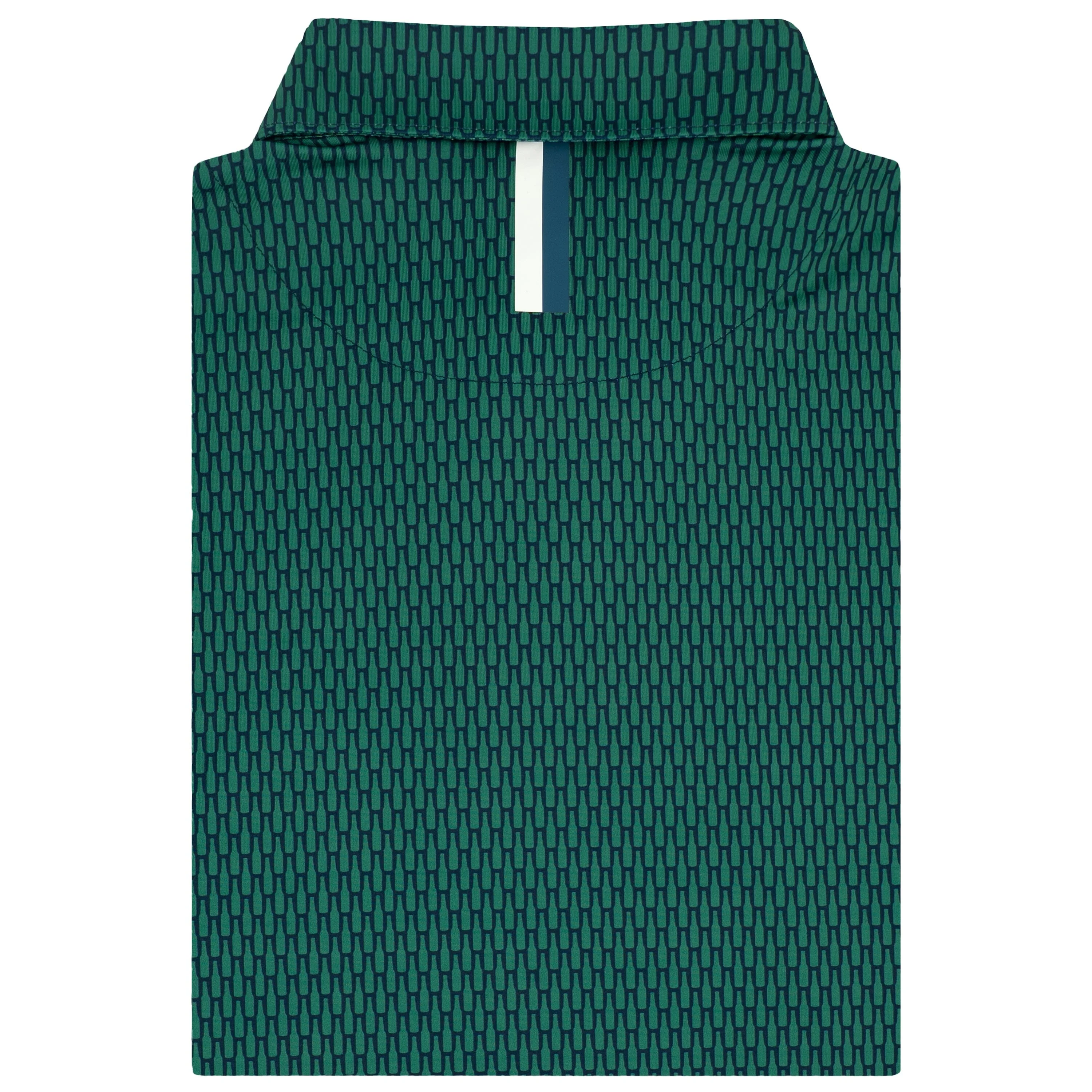 The 99 Bottles | Performance Polo | The 99 Bottles - Admiral Navy/Clover Green - Image 2