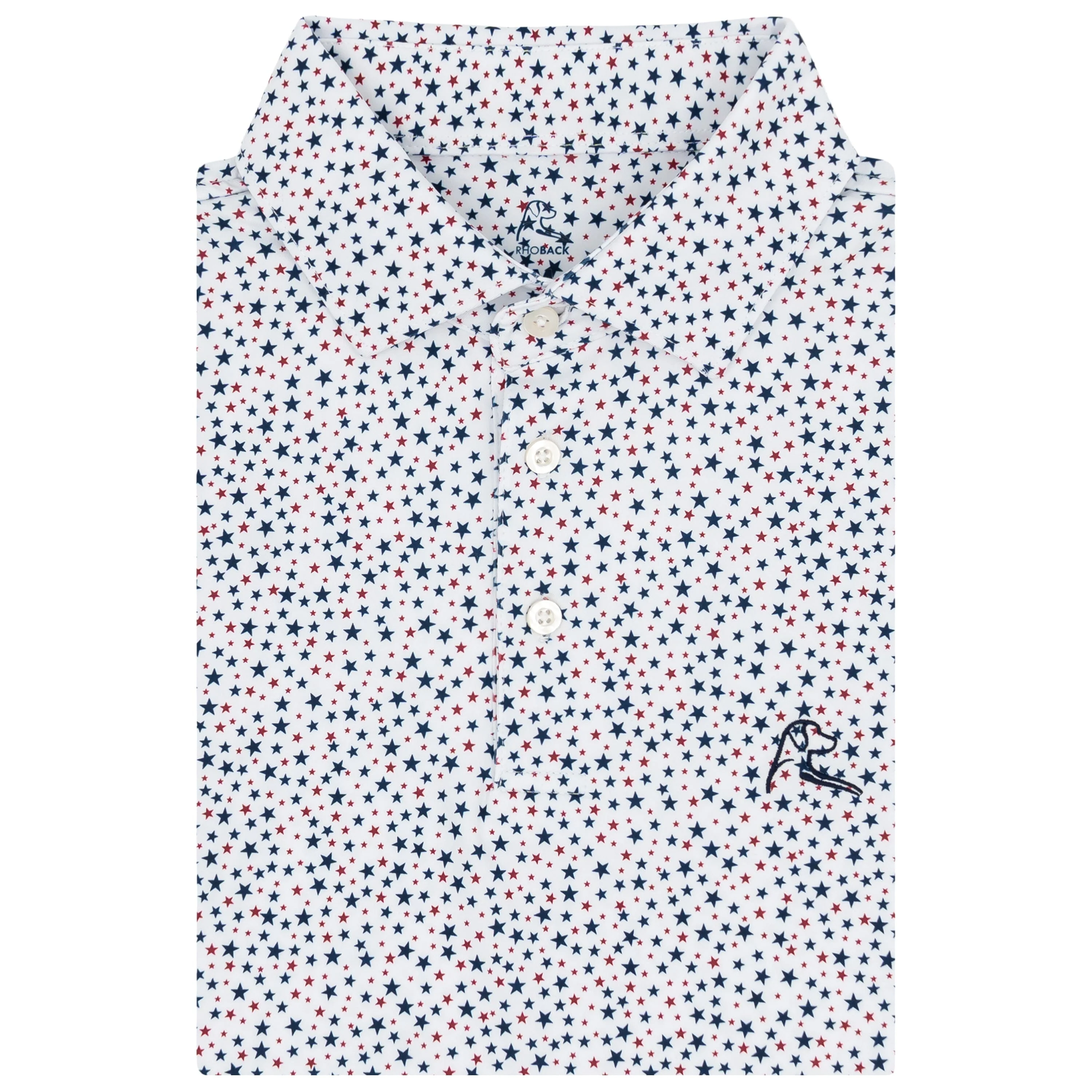 The All Stars | Performance Polo | The All Stars - White/Fleet Navy