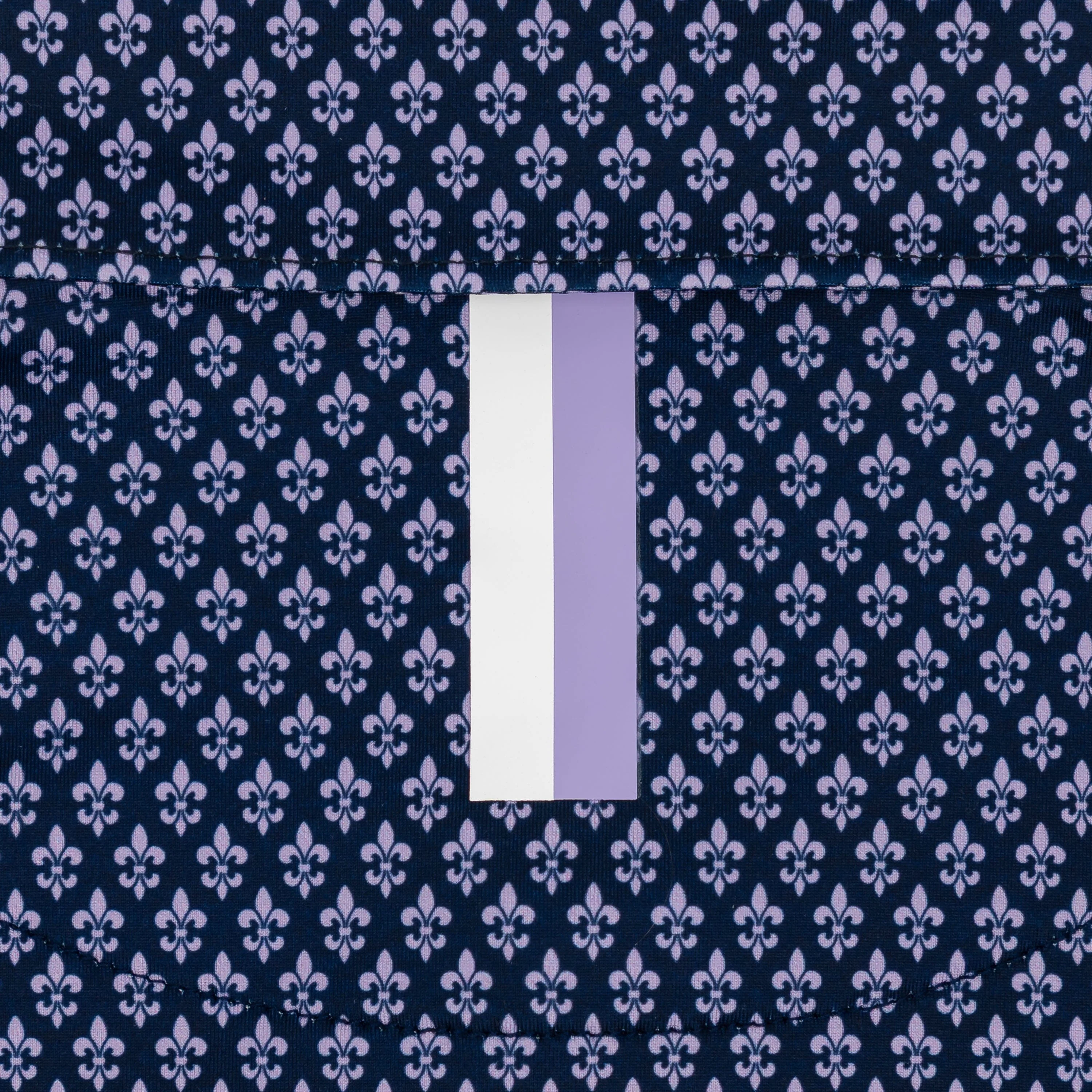 The Bayou Bloom | Performance Polo | The Bayou Bloom - Fleet Navy/Lavender - Image 4