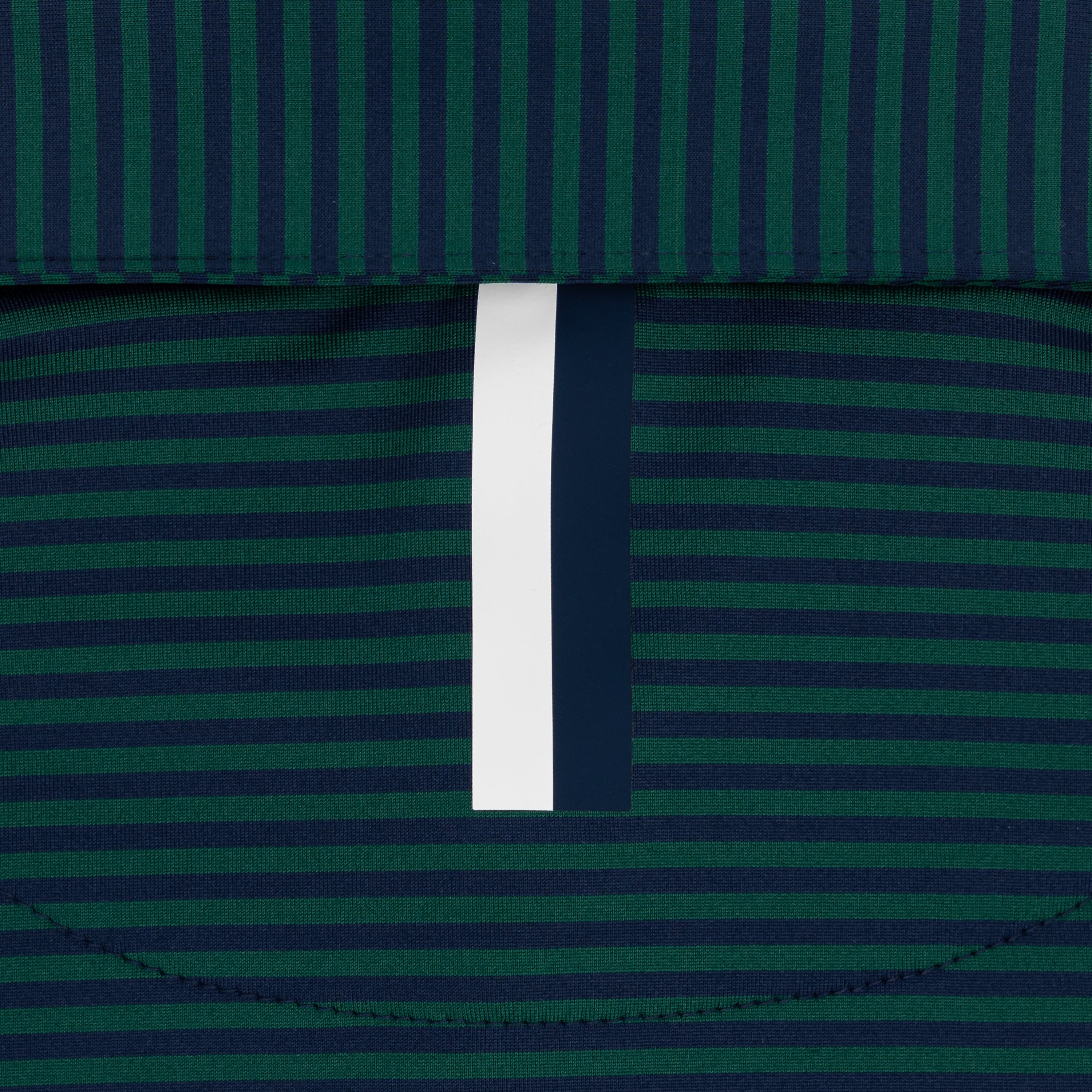 The Birdie Stripe | Performance Polo | The Birdie Stripe - Fairway Green/Fleet Navy - Image 4