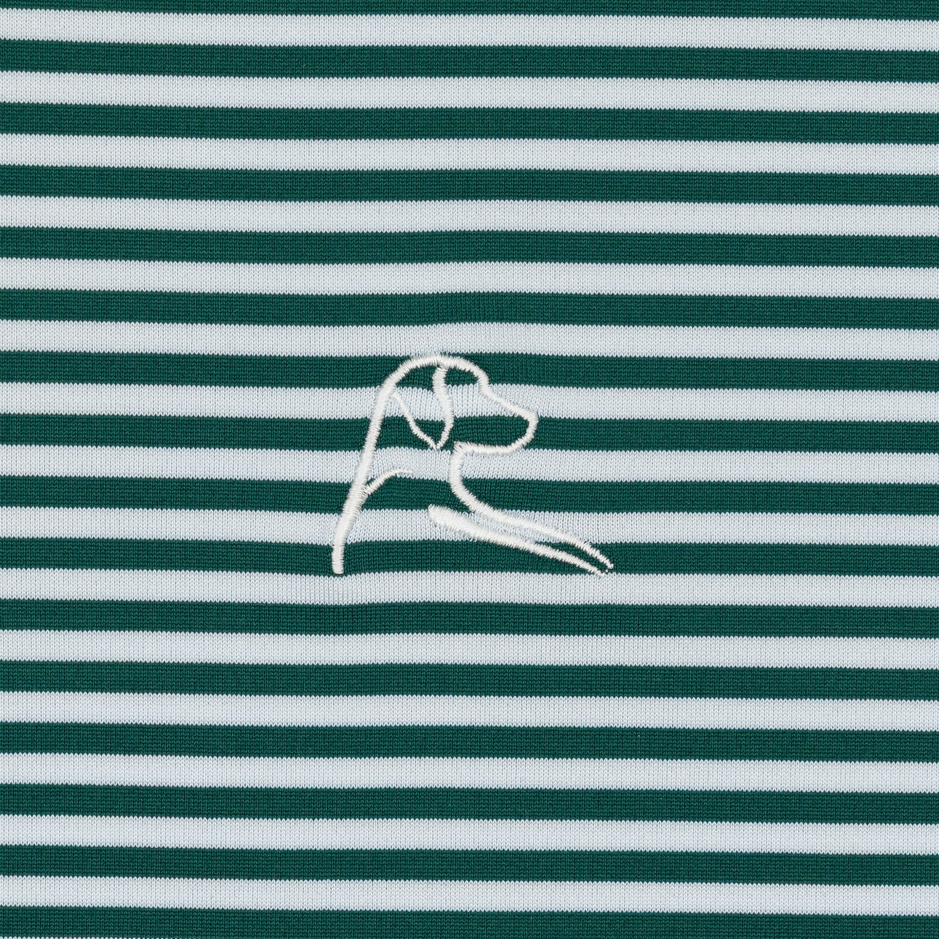 The Birdie Stripe | Performance Polo | The Birdie Stripe - Fairway Green/White - Image 3
