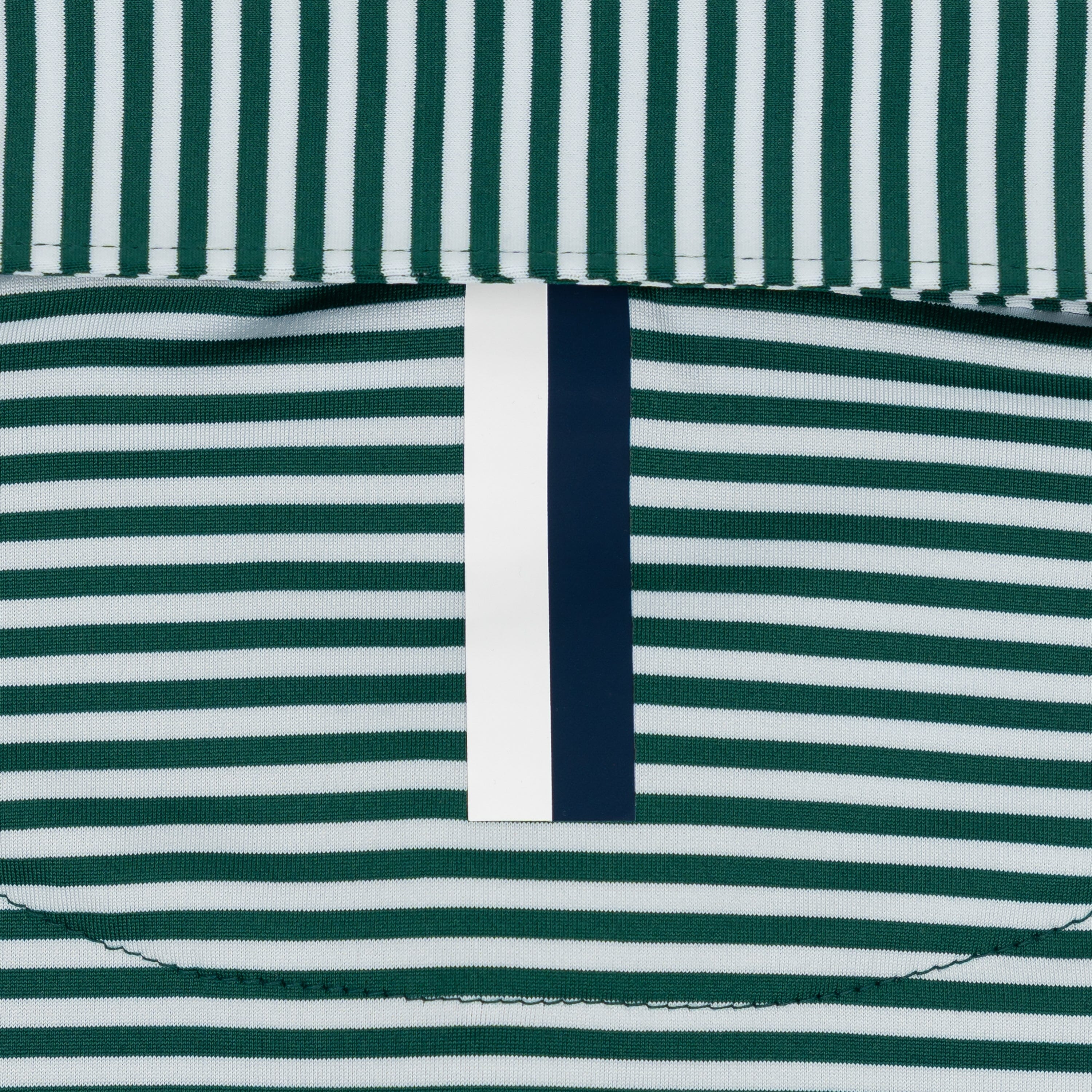 The Birdie Stripe | Performance Polo | The Birdie Stripe - Fairway Green/White - Image 4